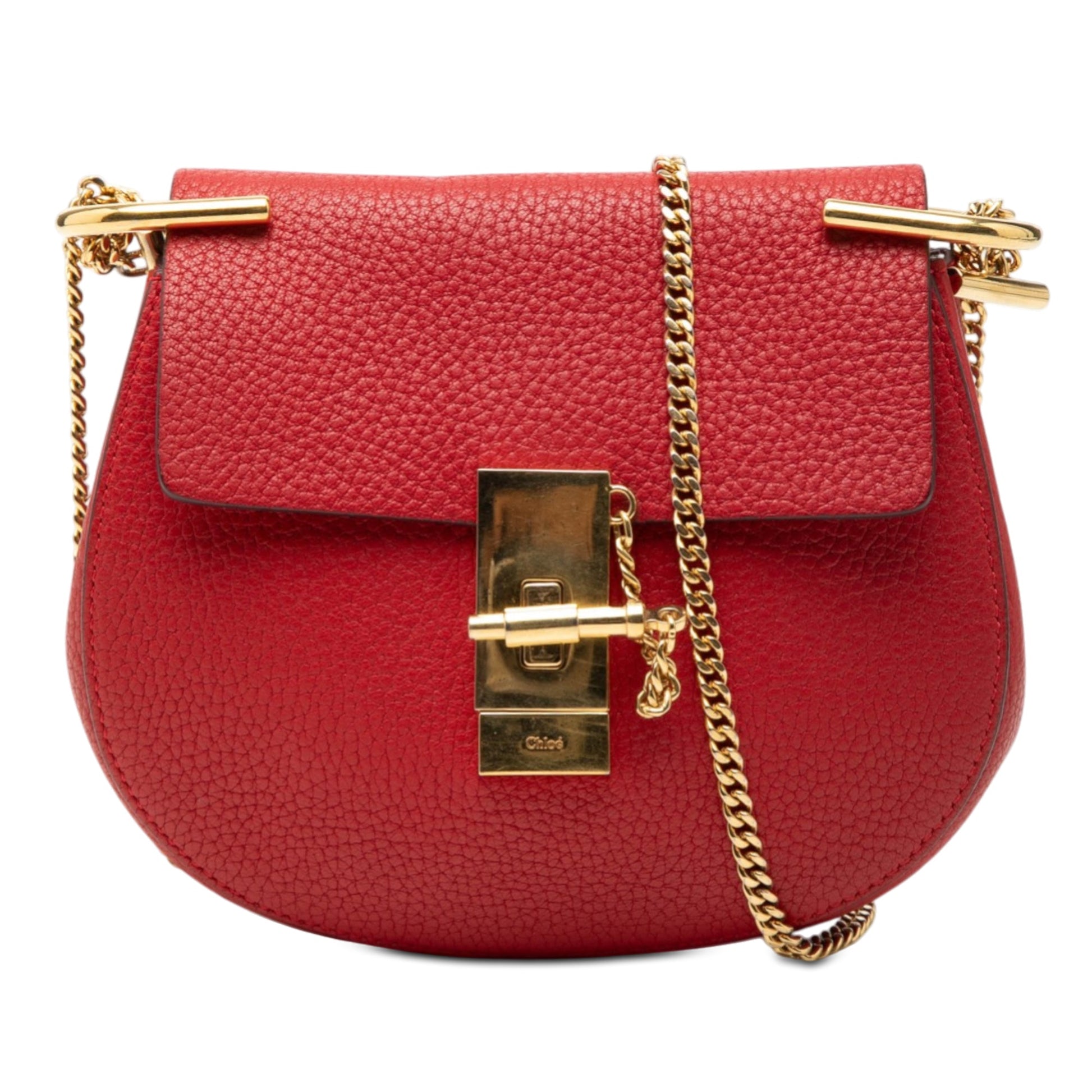 Mini Leather Drew Crossbody