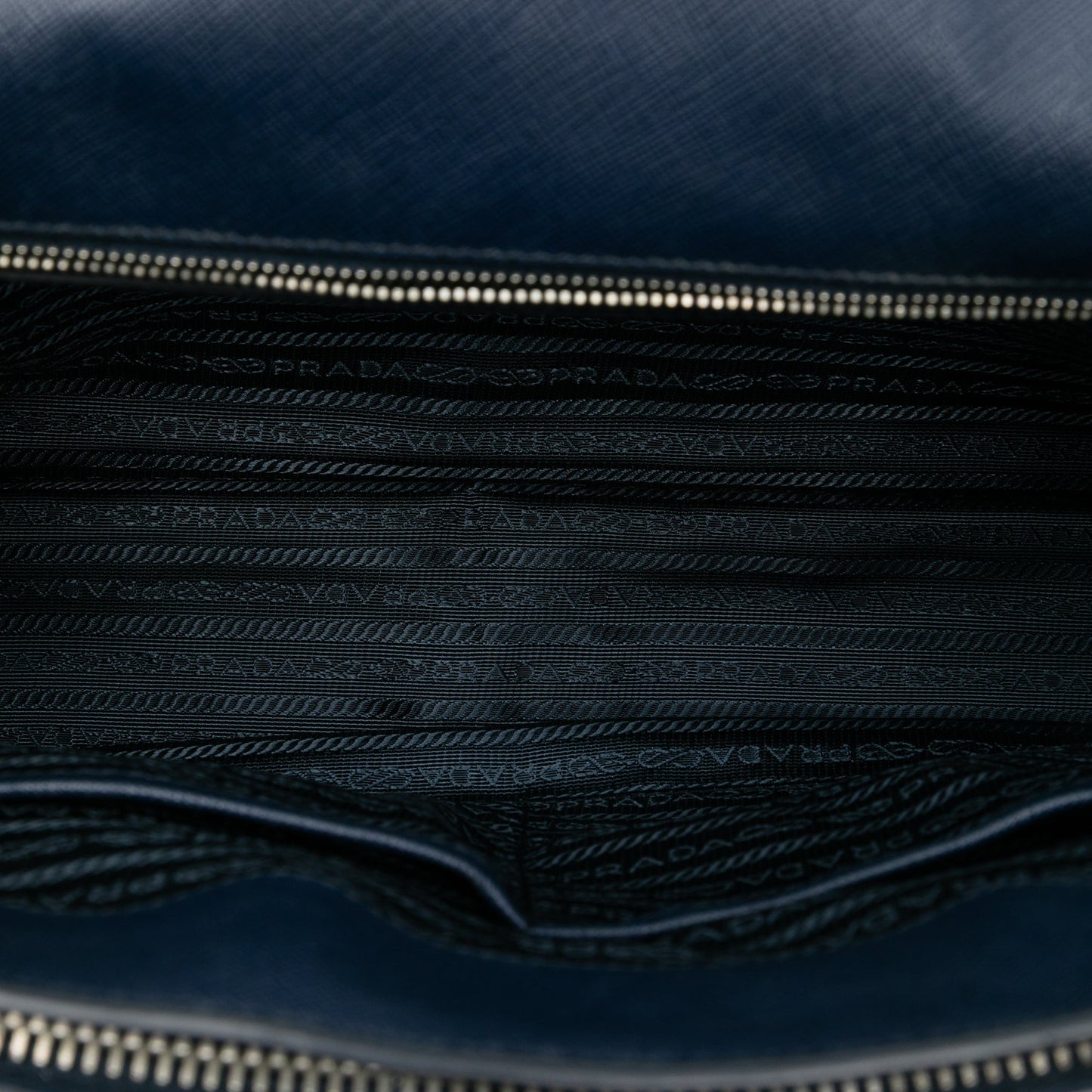 Prada Saffiano Double Buckle Briefcase