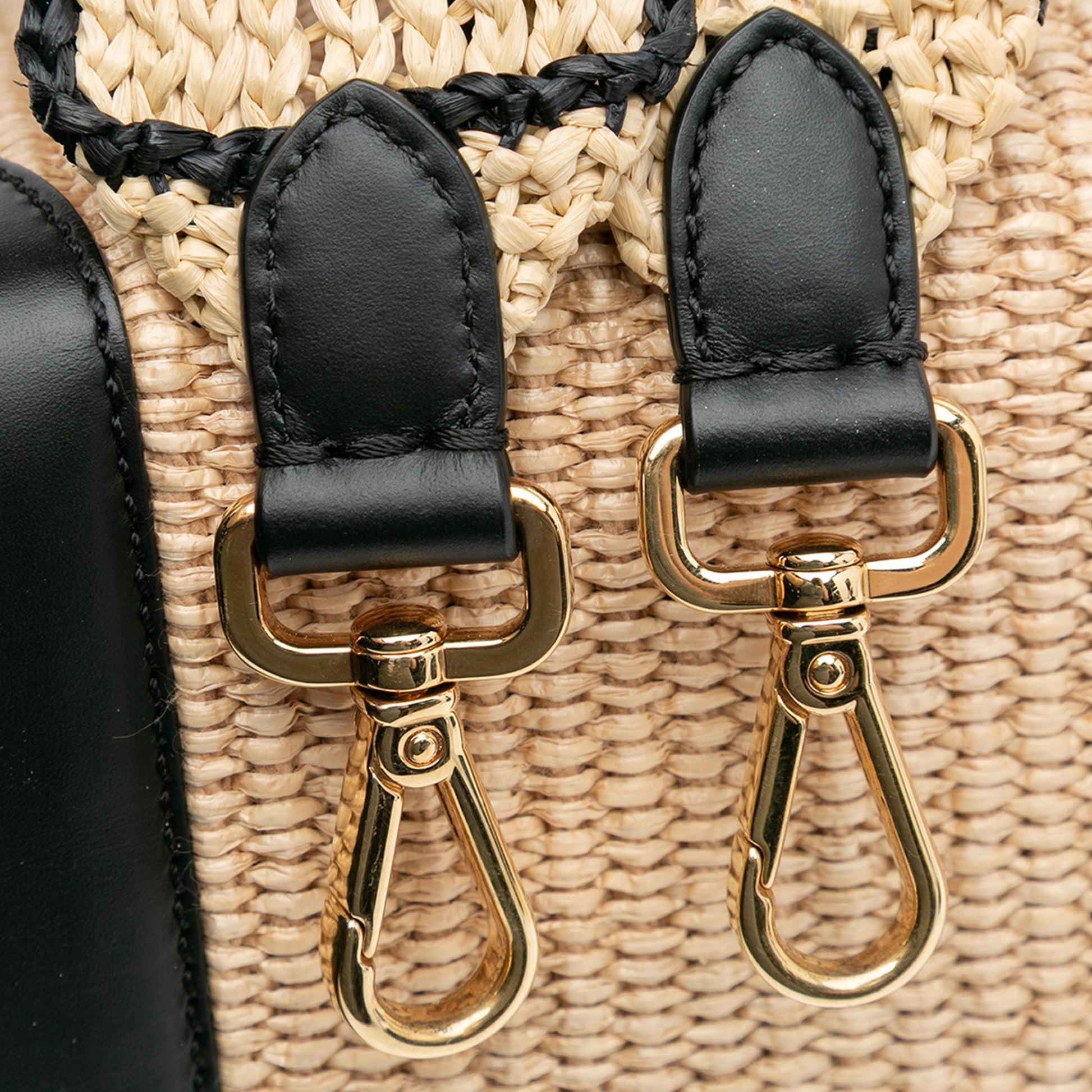 Fendi Medium Raffia By The Way Satchel