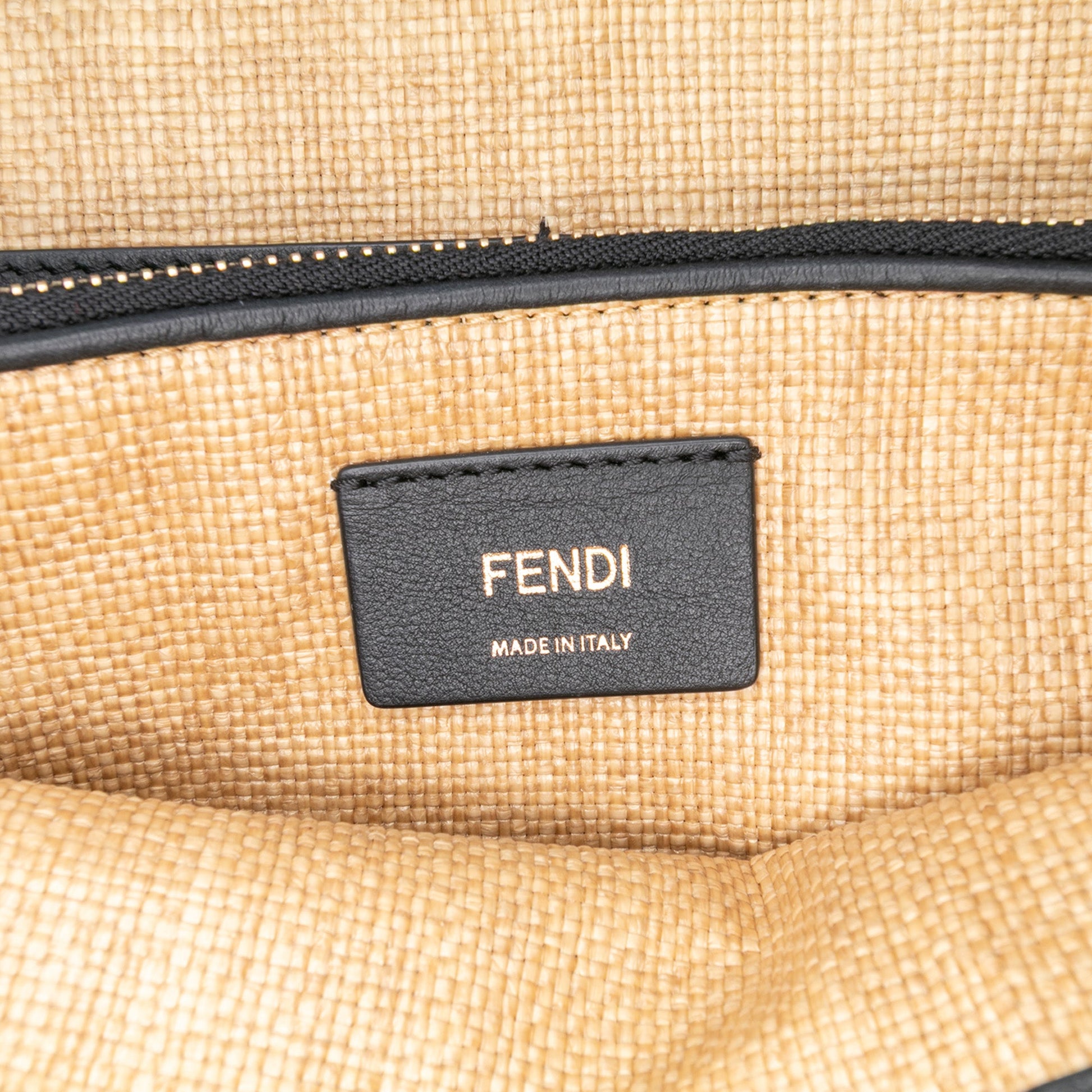 Fendi Medium Raffia By The Way Satchel