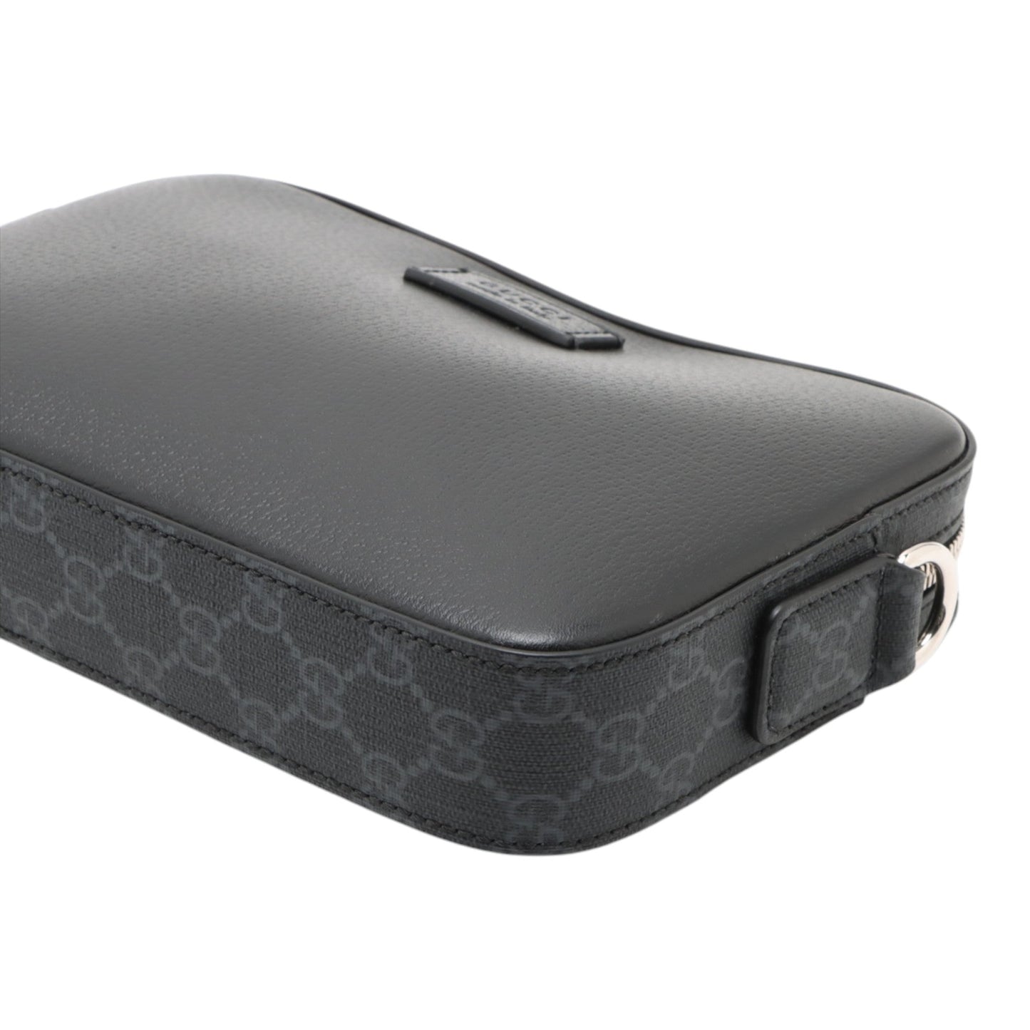 Gucci GG Supreme Trimmed Calfskin Crossbody