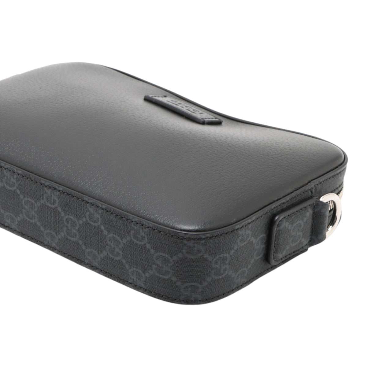 Gucci GG Supreme Trimmed Calfskin Crossbody