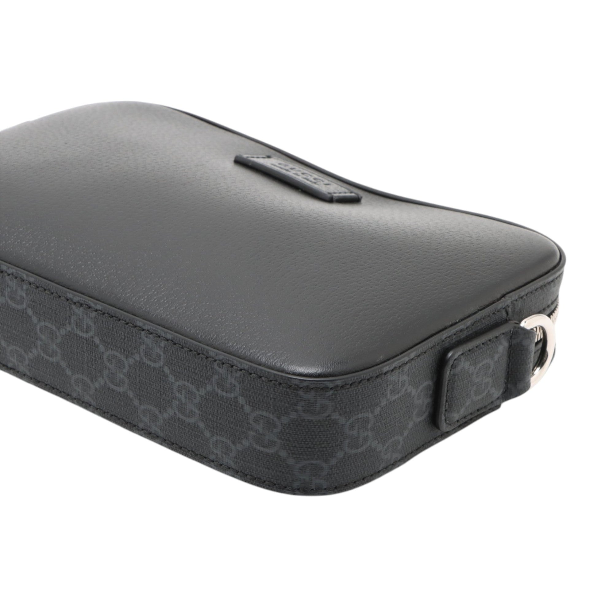 Gucci GG Supreme Trimmed Calfskin Crossbody