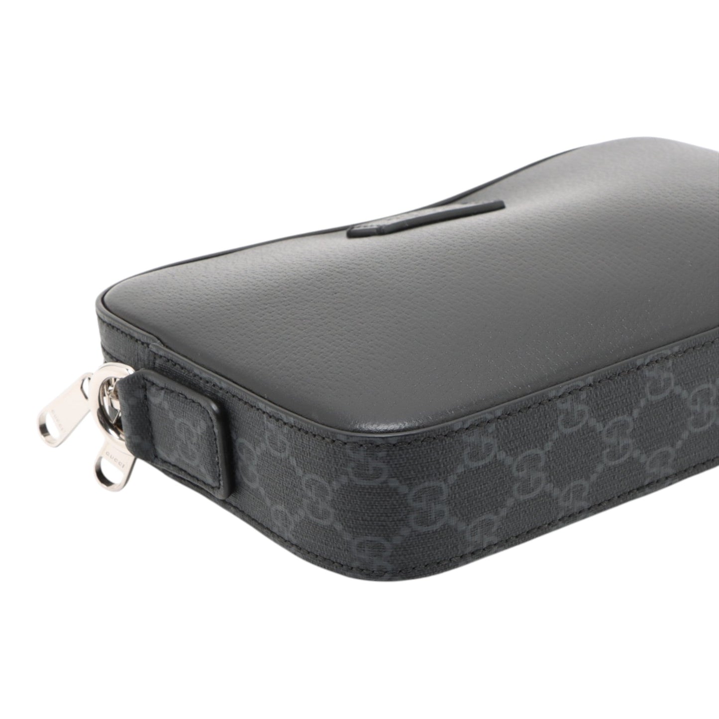 Gucci GG Supreme Trimmed Calfskin Crossbody