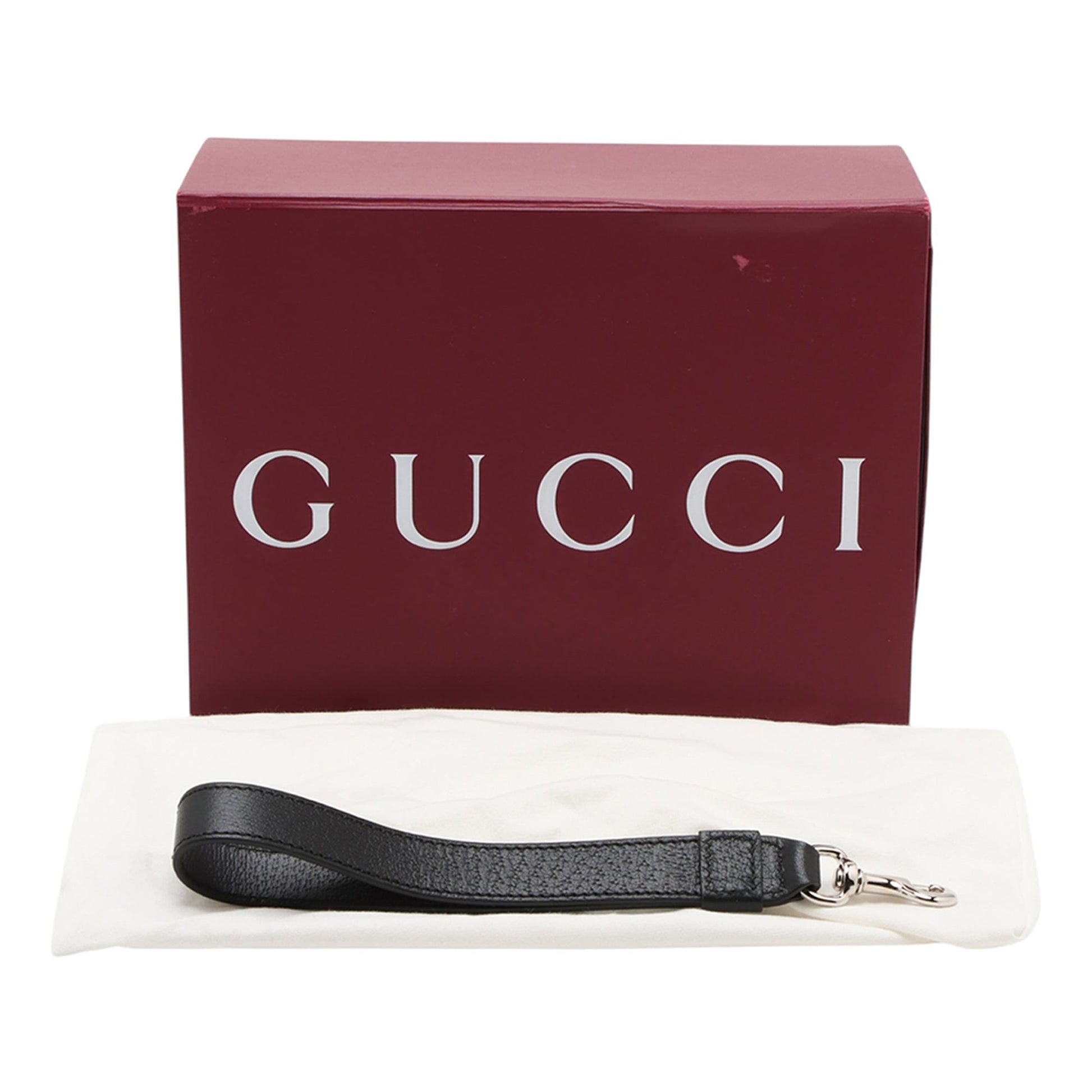 Gucci GG Supreme Trimmed Calfskin Crossbody
