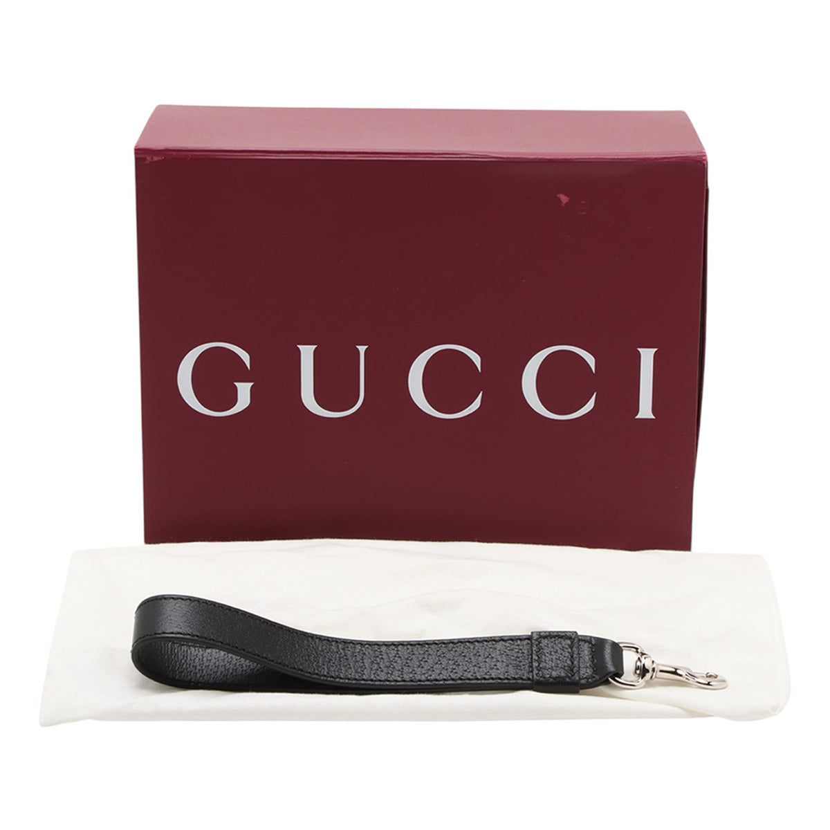Gucci GG Supreme Trimmed Calfskin Crossbody
