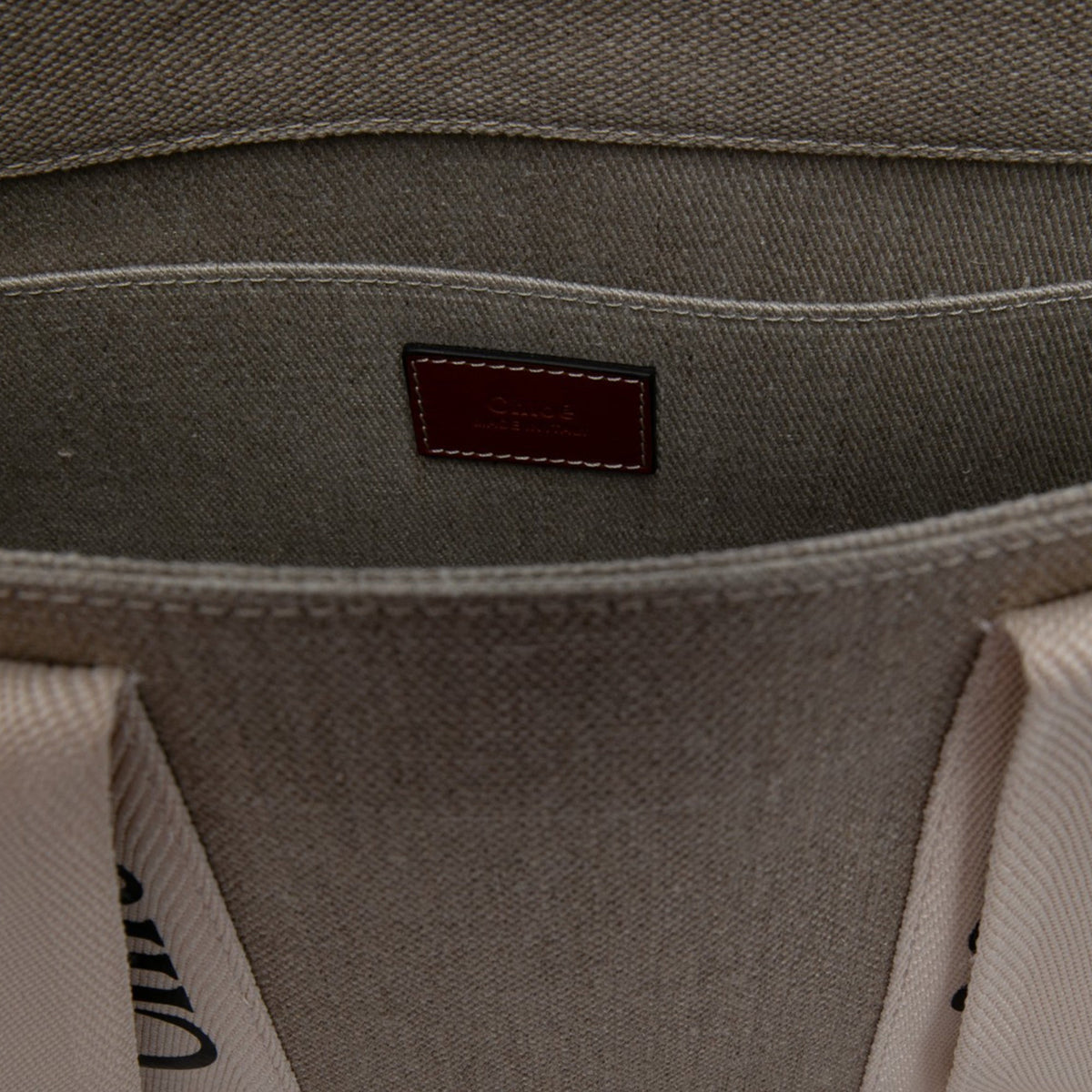 Chloé Medium Canvas Woody Tote