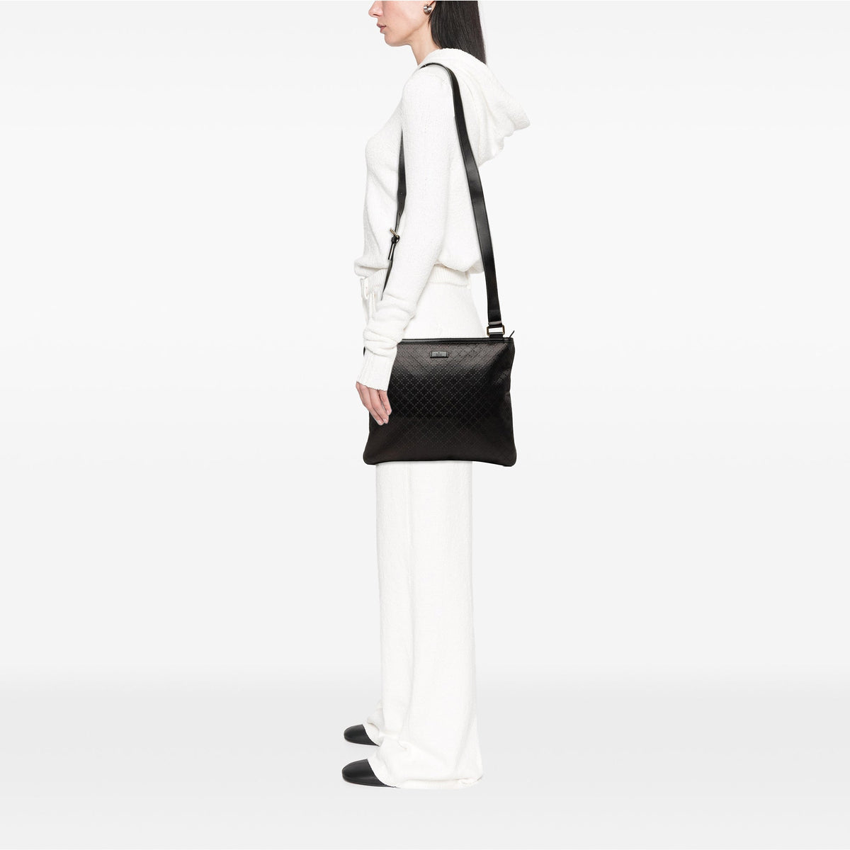 Gucci Diamante Hilary Lux Crossbody — Black