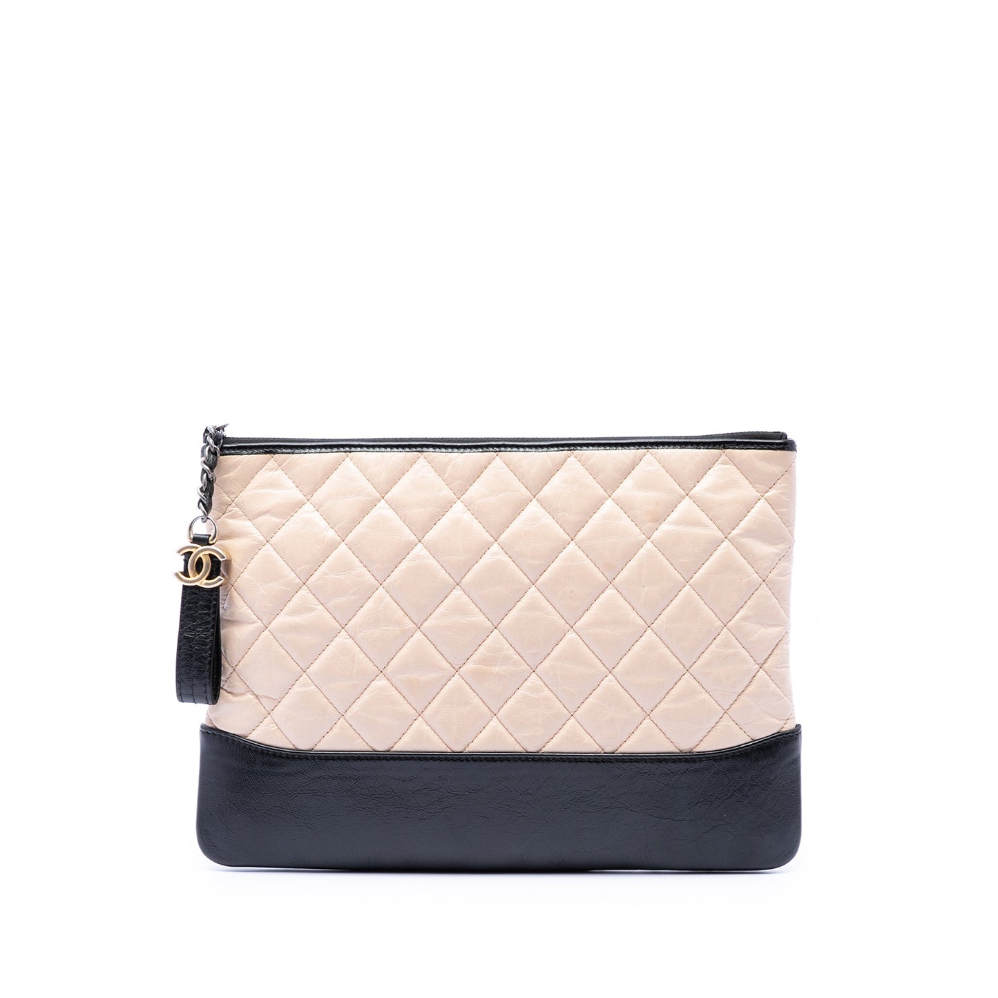 Chanel Medium Aged Calfskin Gabrielle O Case Clutch
