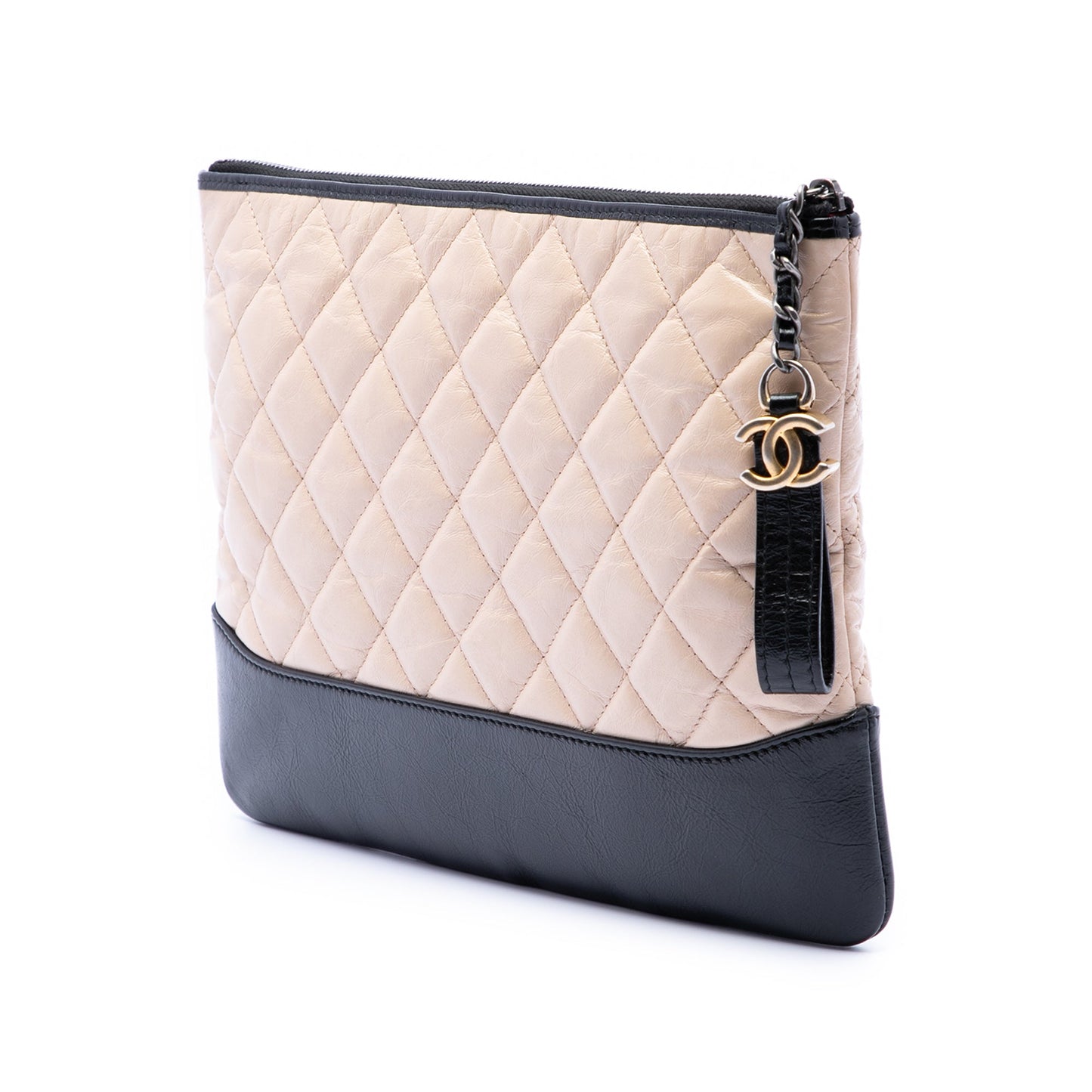 Chanel Medium Aged Calfskin Gabrielle O Case Clutch