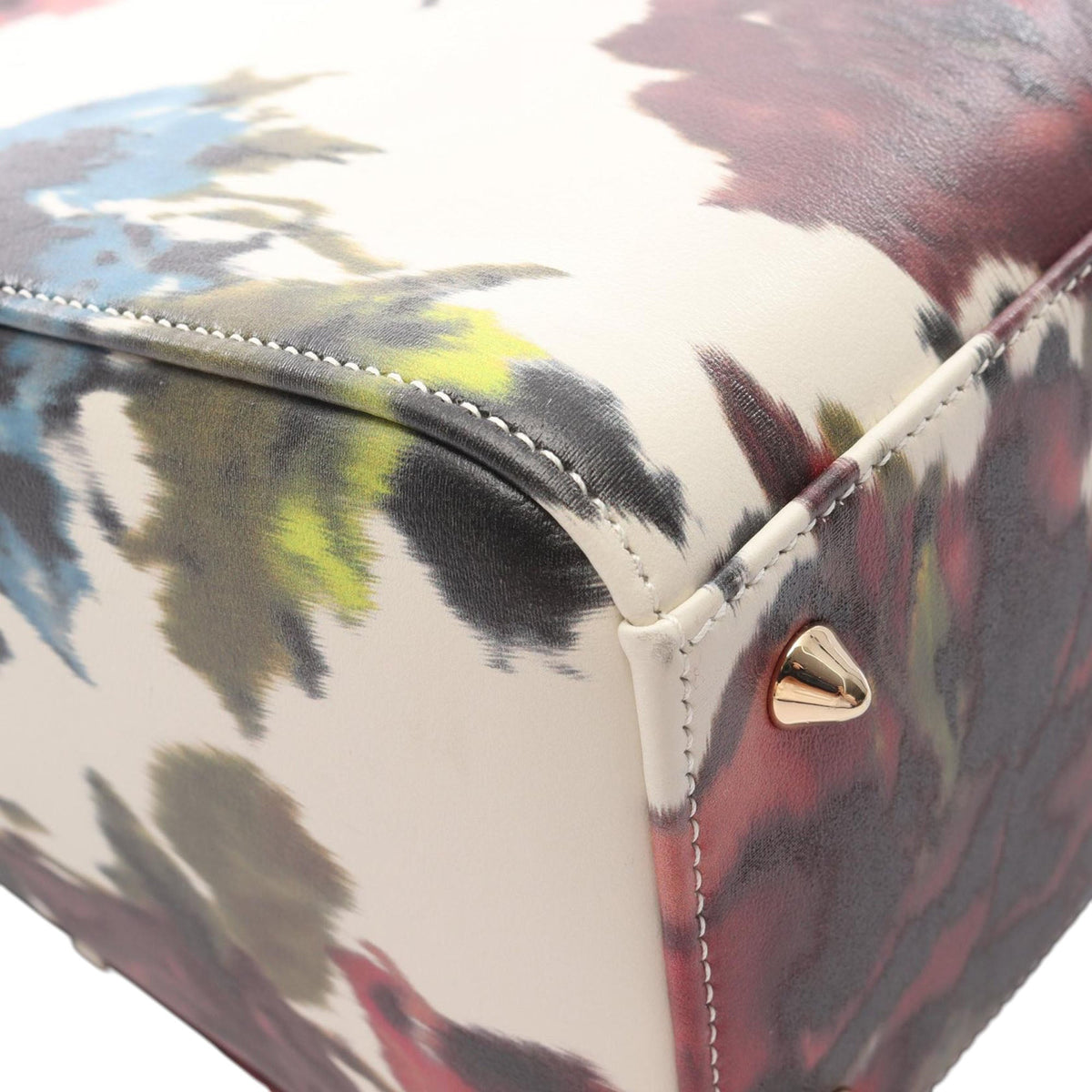 Dior Medium Leather Floral Printed Lady Dior