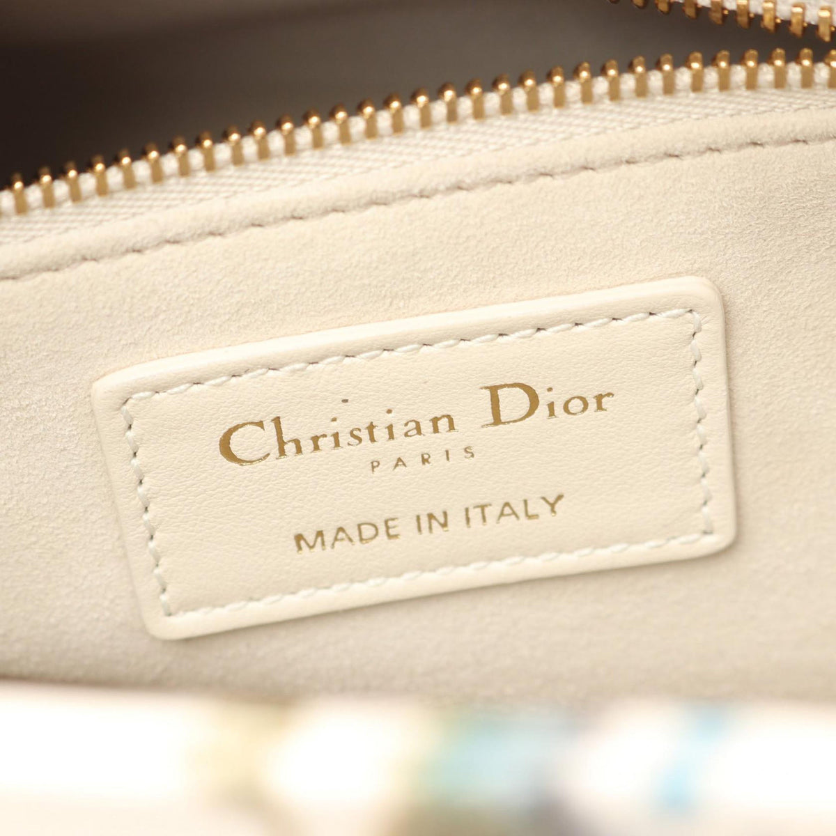 Dior Medium Leather Floral Printed Lady Dior