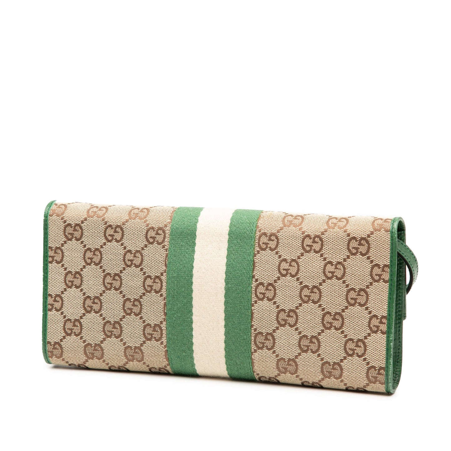 Gucci GG Canvas Web Bamboo Bar Crossbody