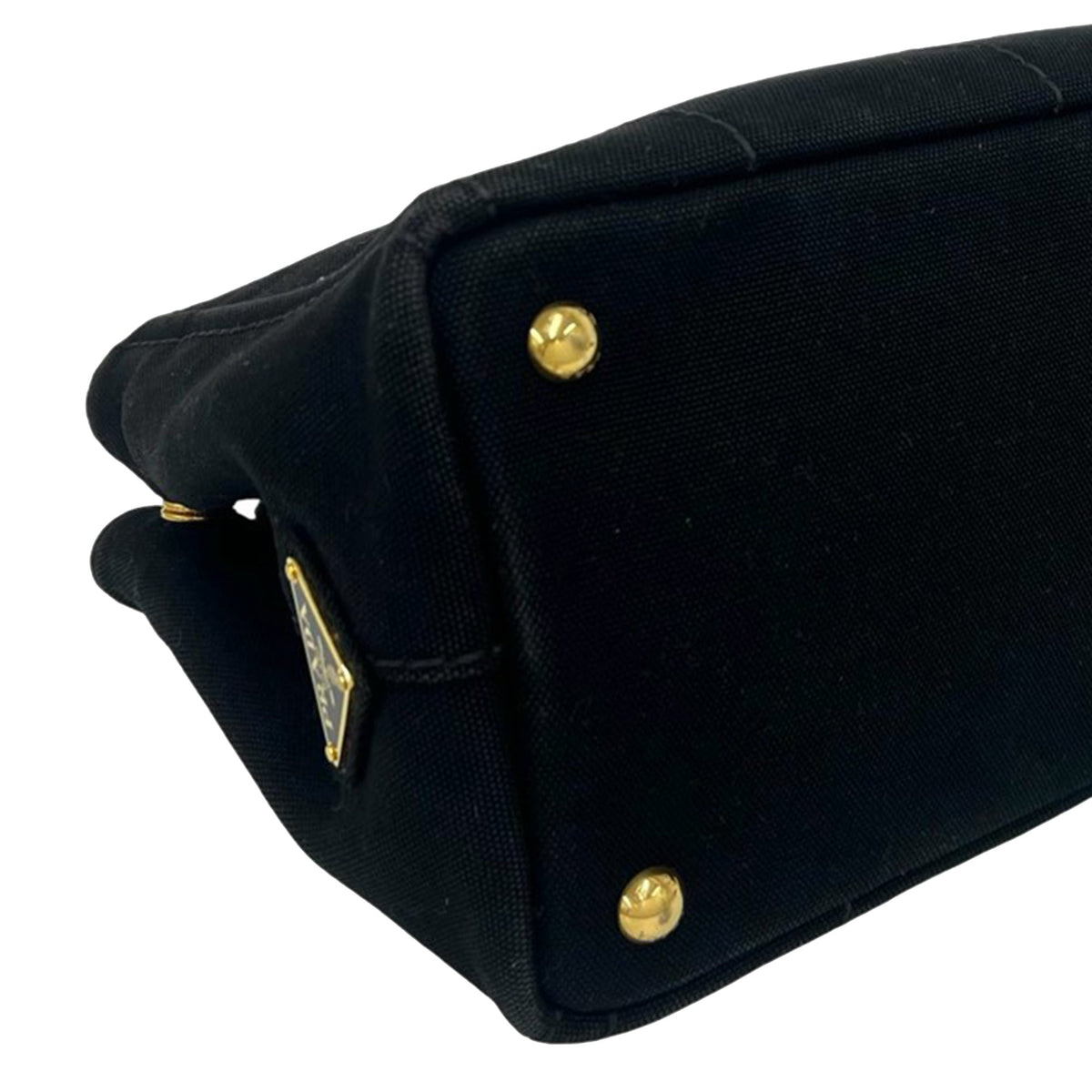 Prada Small Canvas Canapa Logo Tote