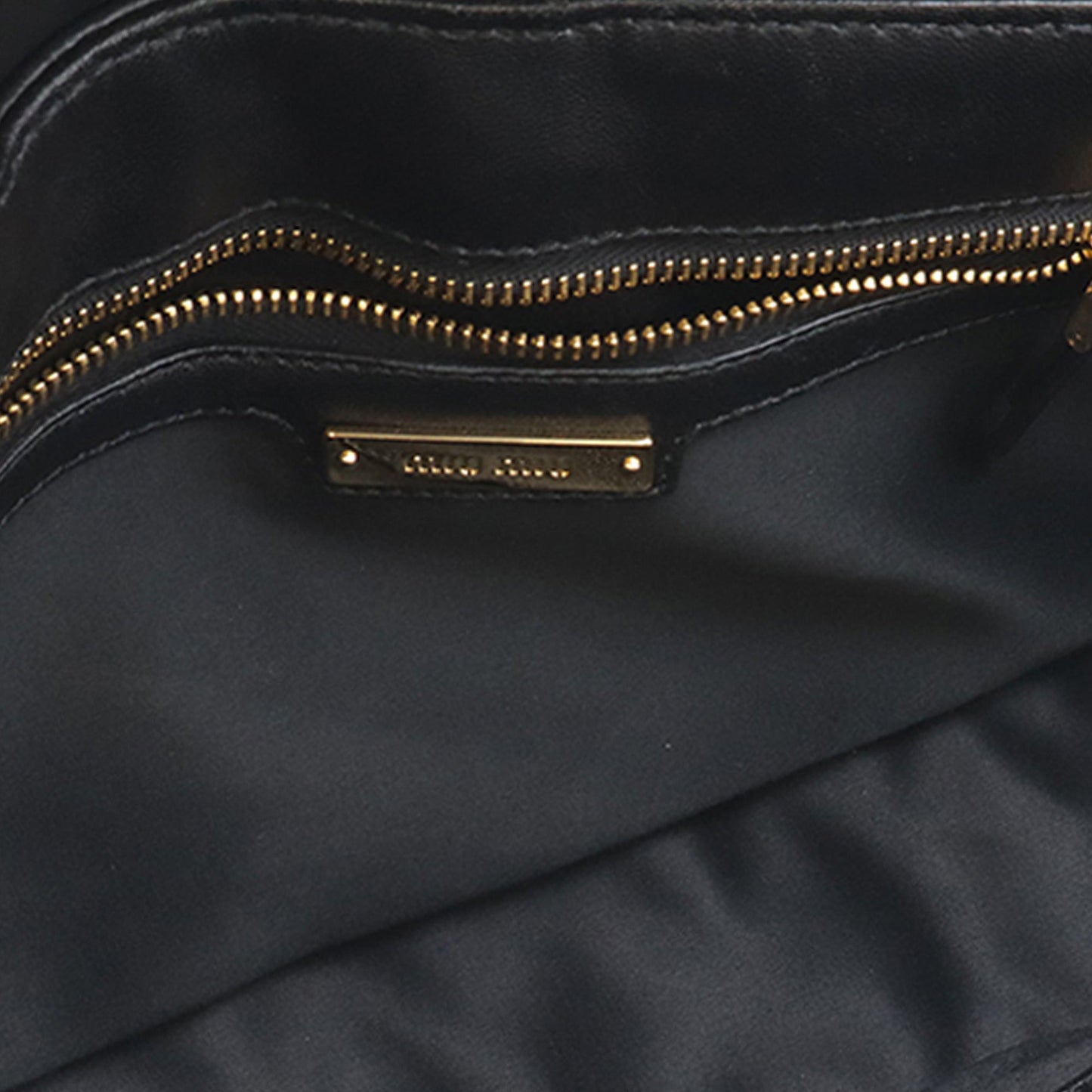 Miu Miu Matelasse Nappa Biker Crossbody