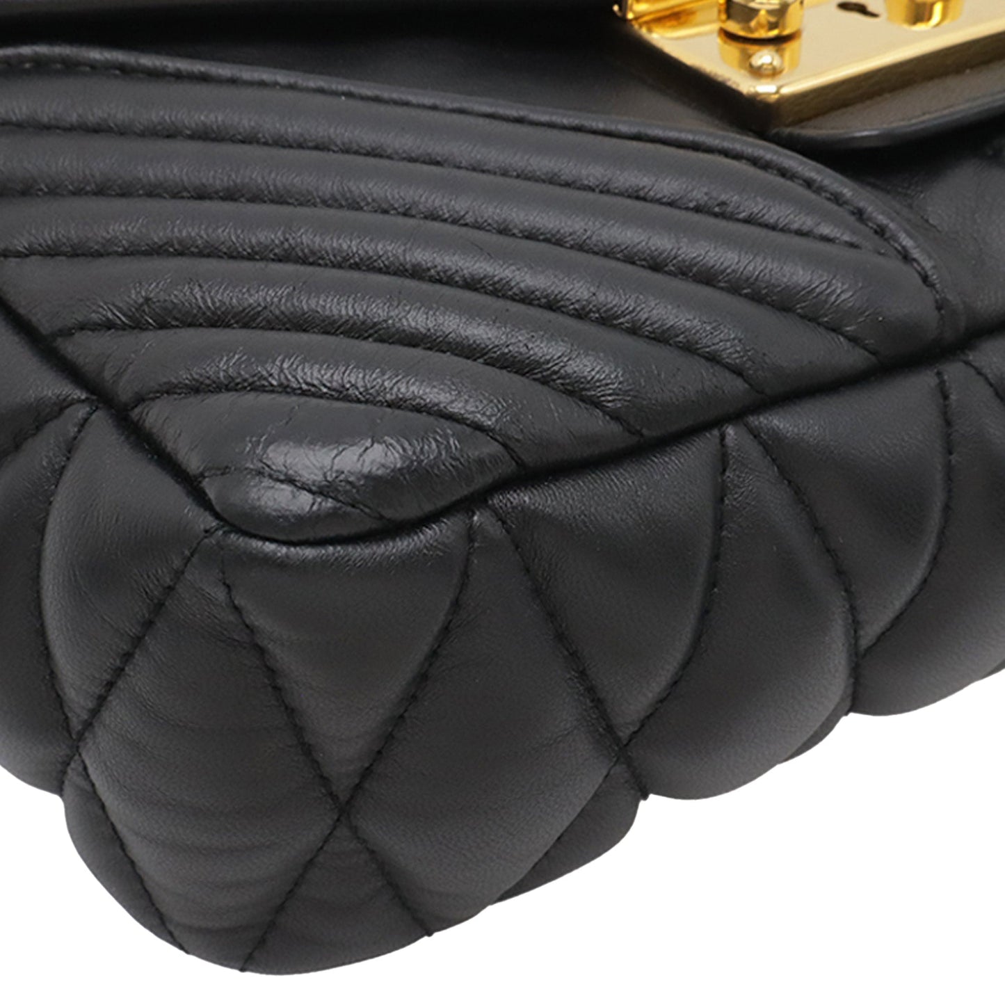 Miu Miu Matelasse Nappa Biker Crossbody