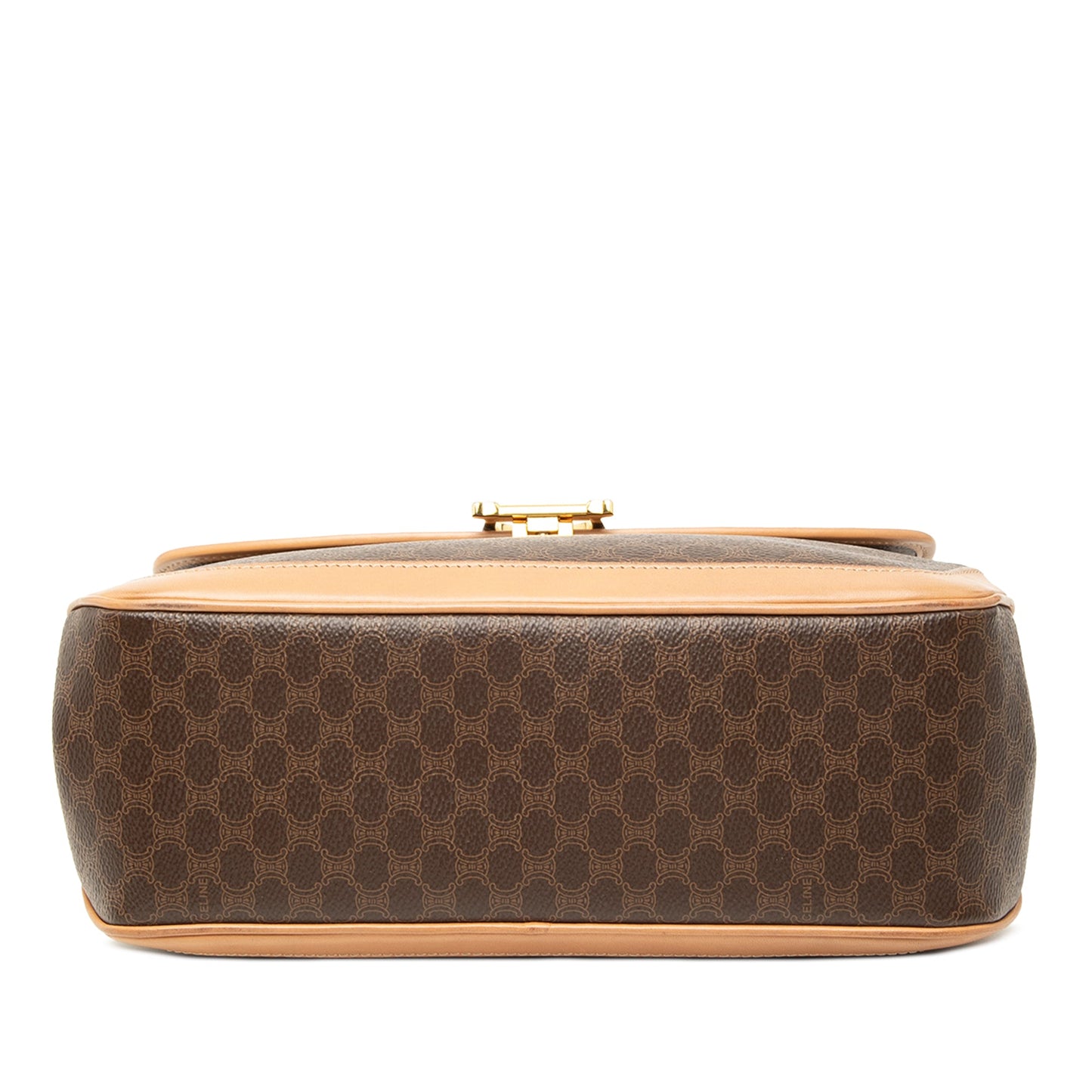 Celine Macadam Coated Canvas Top Handle Bag