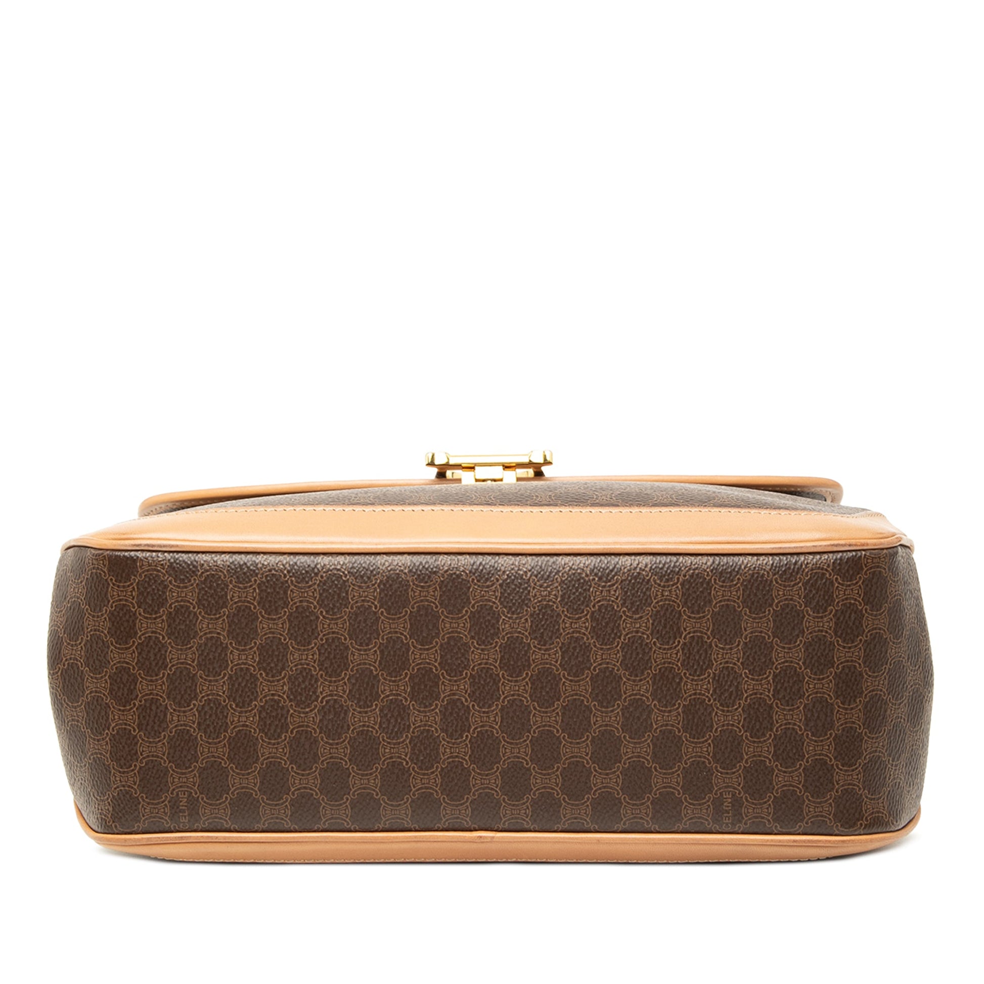 Celine Macadam Coated Canvas Top Handle Bag
