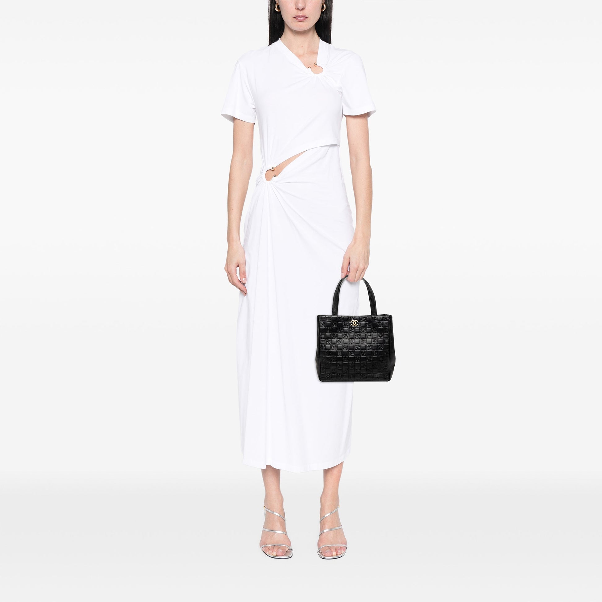 Chanel CC Embossed Lambskin Precious Symbols Tote