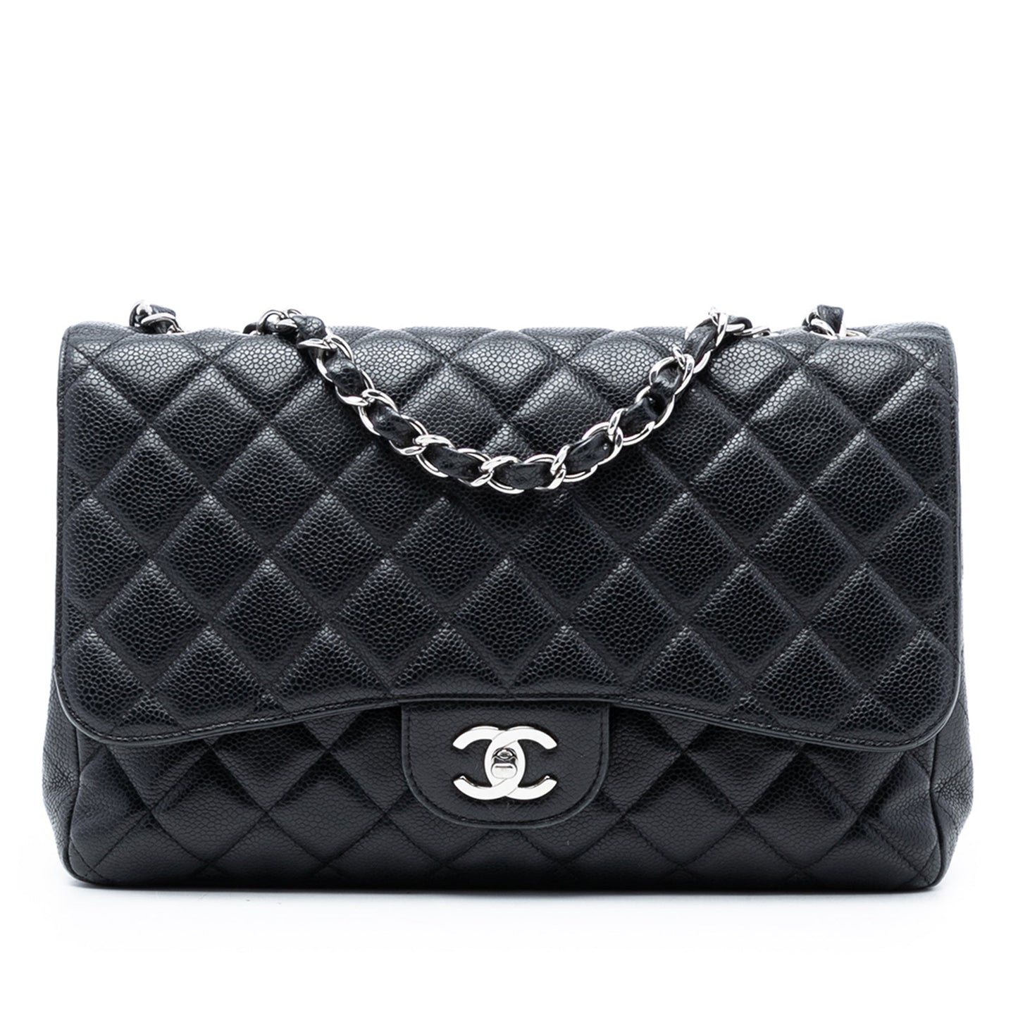 Chanel Jumbo Classic Caviar Single Flap
