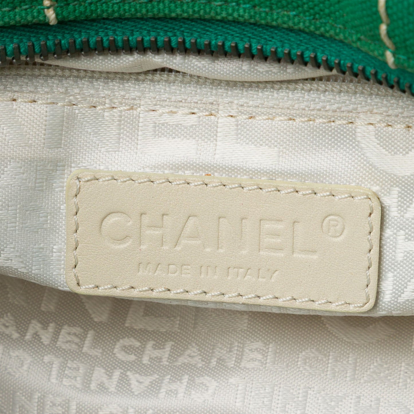 Chanel CC Chocolate Bar Canvas Wild Stitch Handbag