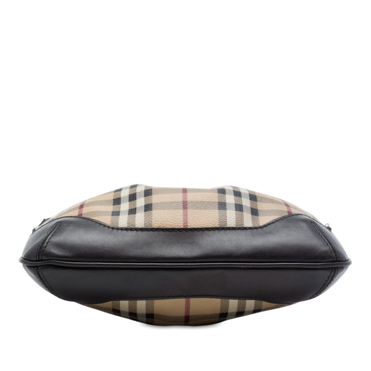 Burberry Haymarket Check Coated Canvas Hartham Crossbody — Beige