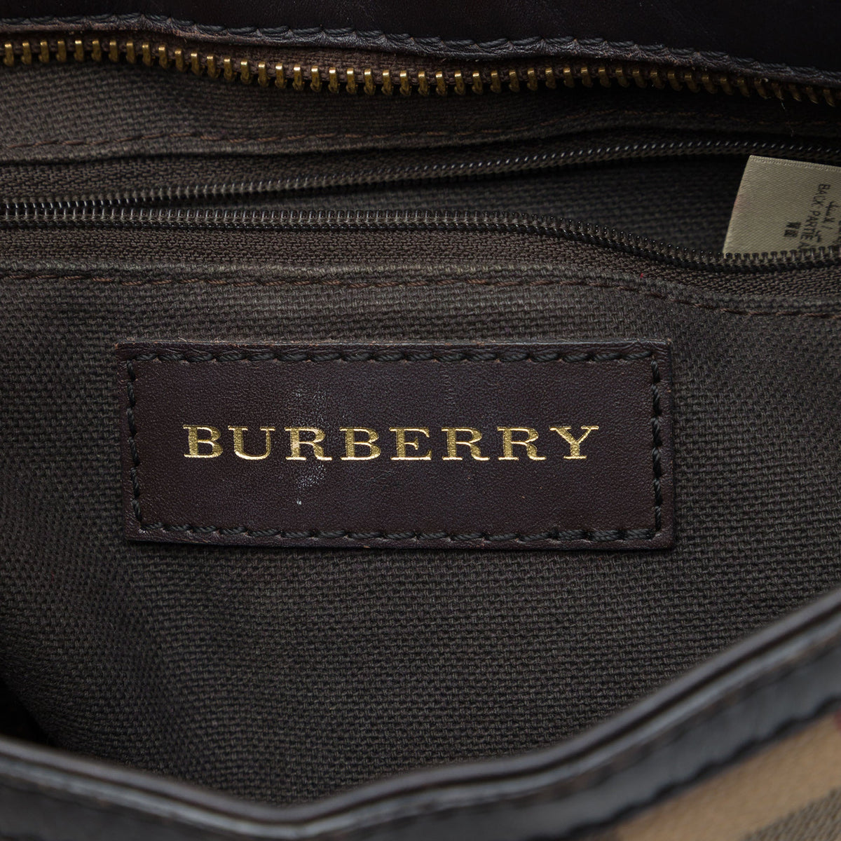 Burberry Haymarket Check Coated Canvas Hartham Crossbody — Beige