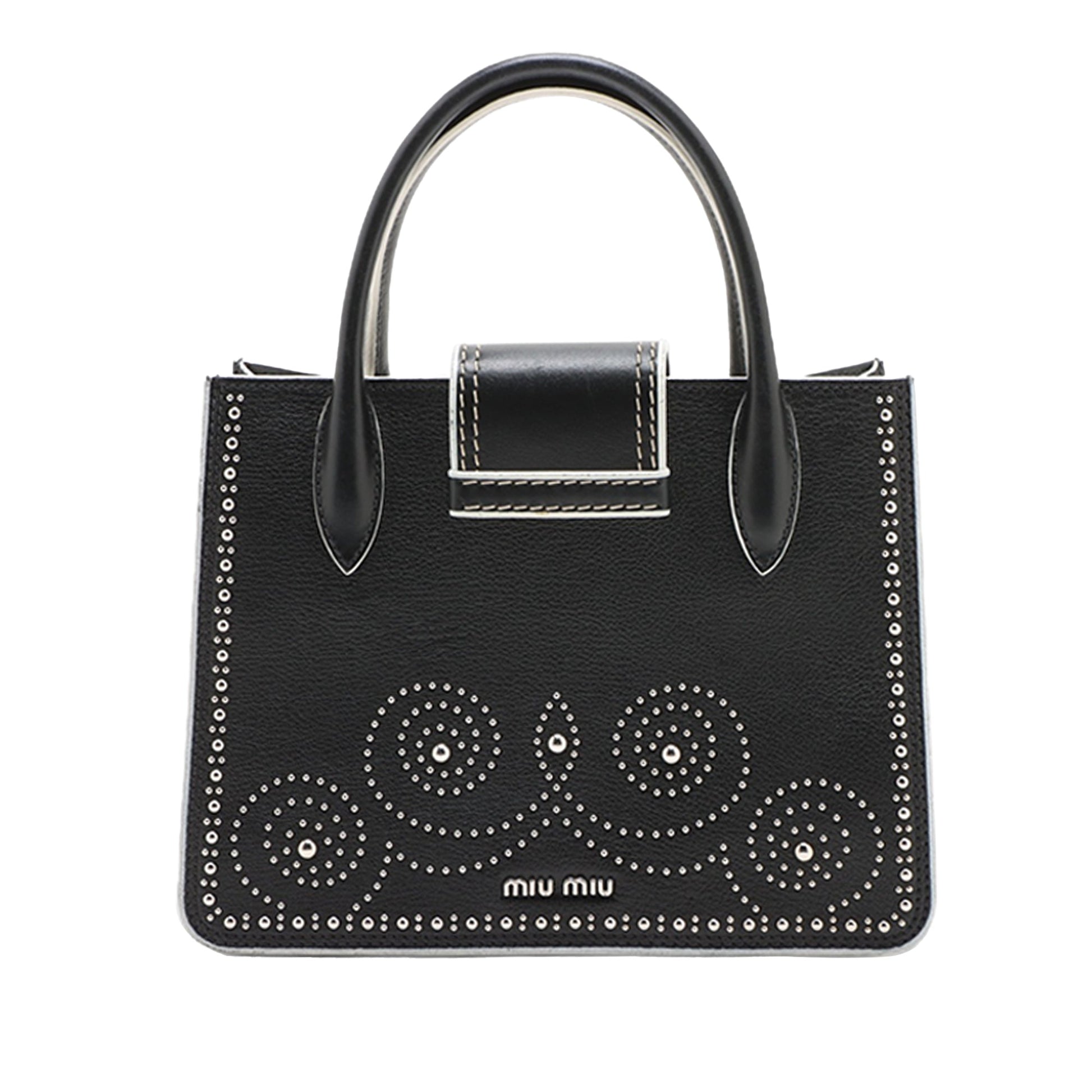 Miu Miu Leather Jewel Handbag