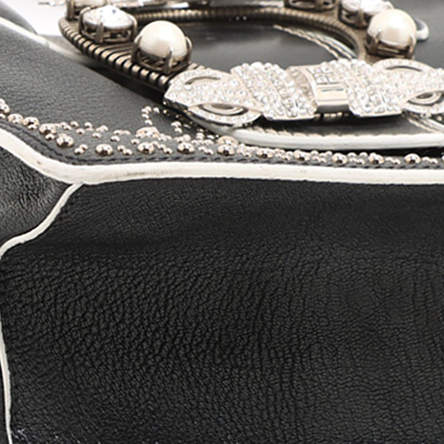 Miu Miu Leather Jewel Handbag