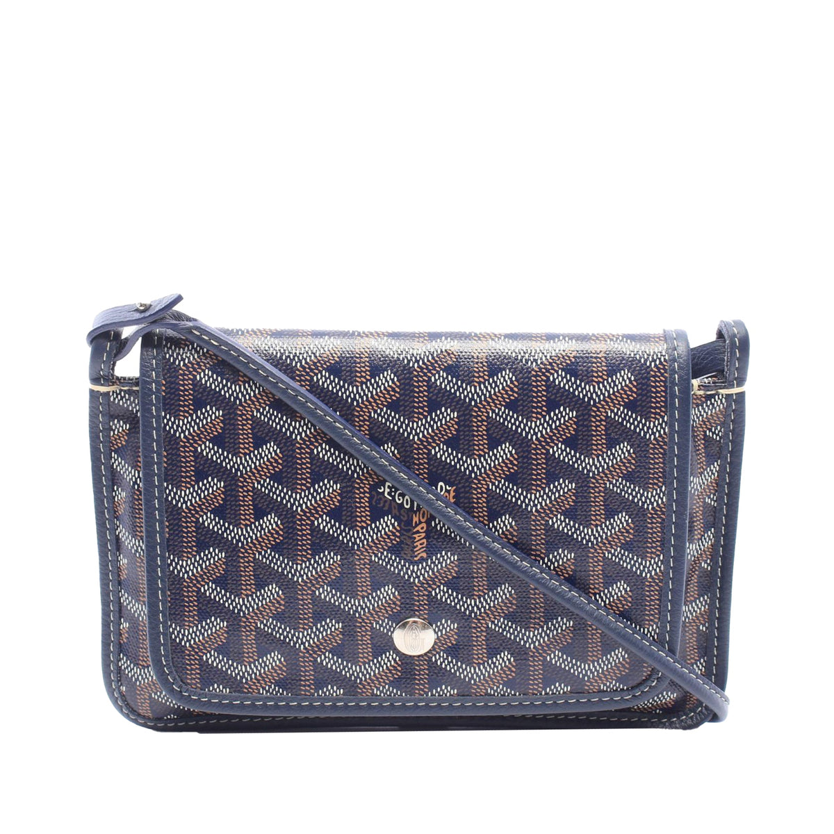 Goyard Goyardine Plumet Pocket Wallet — Blue