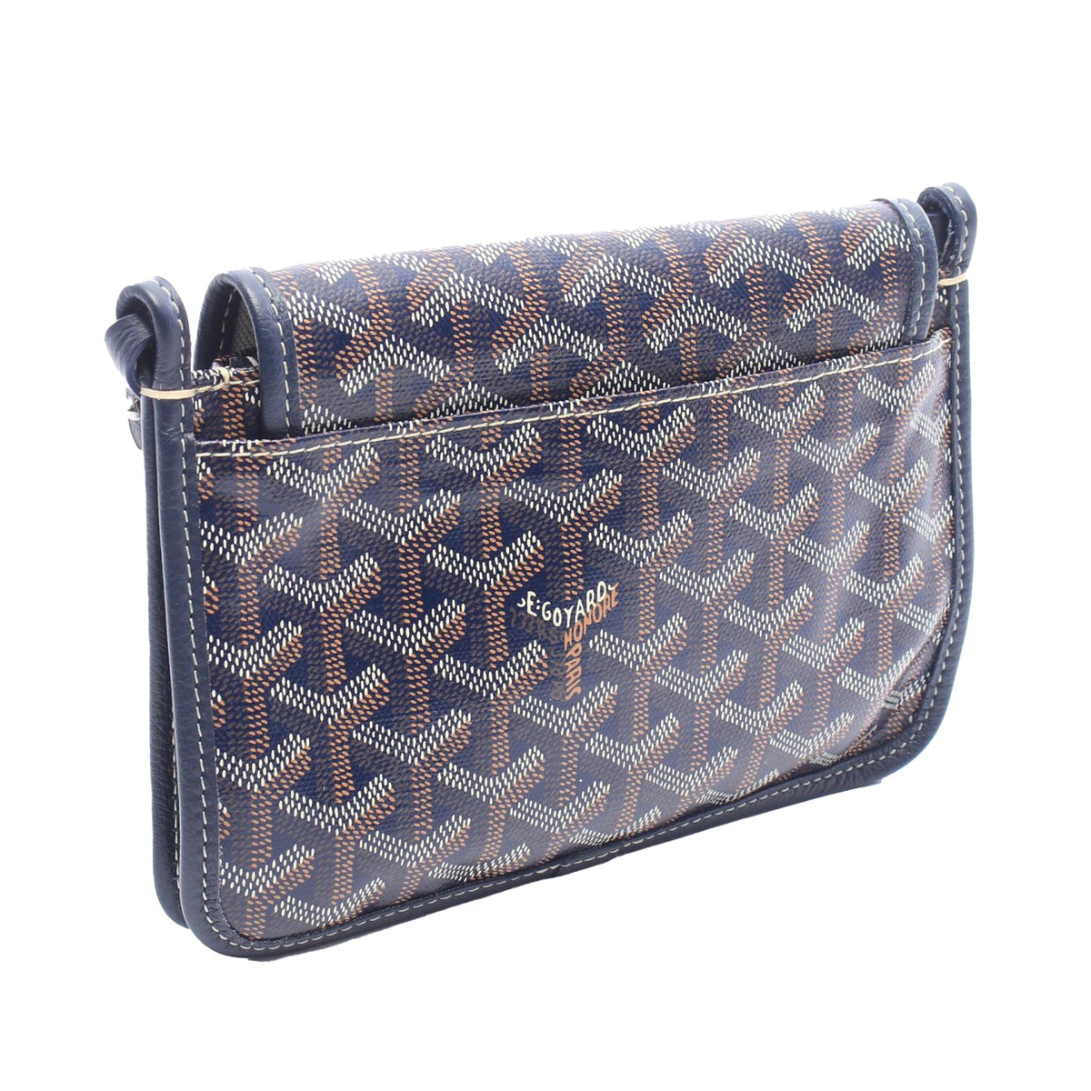 Goyard Goyardine Plumet Pocket Wallet — Blue