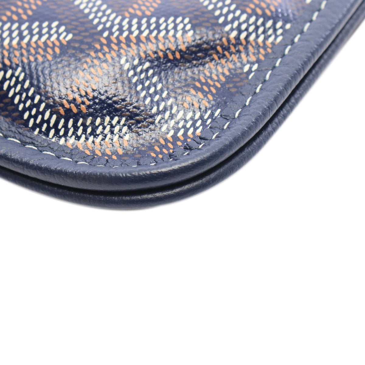 Goyard Goyardine Plumet Pocket Wallet — Blue