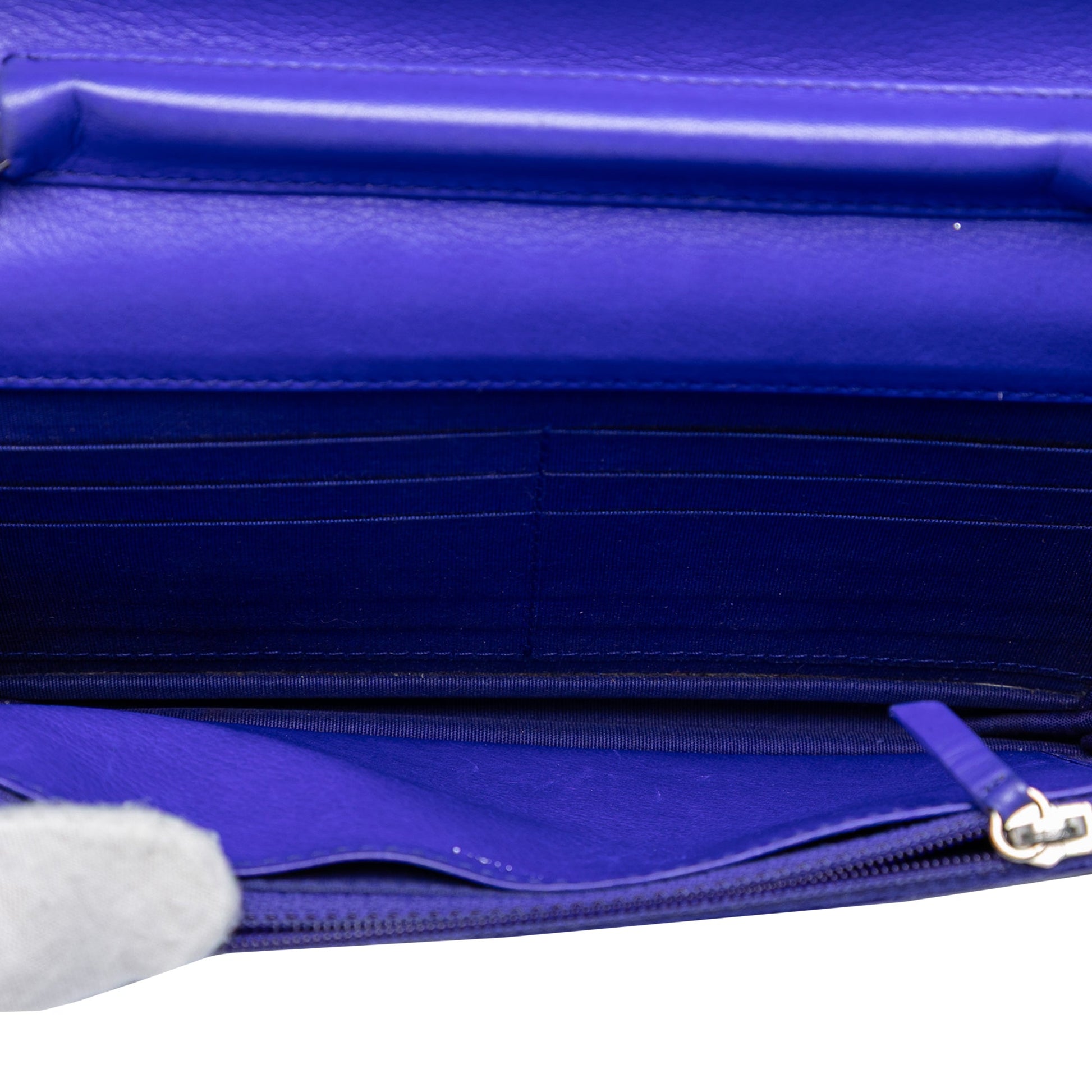 Chanel CC Quilted Calfskin Fancy Wallet On Chain