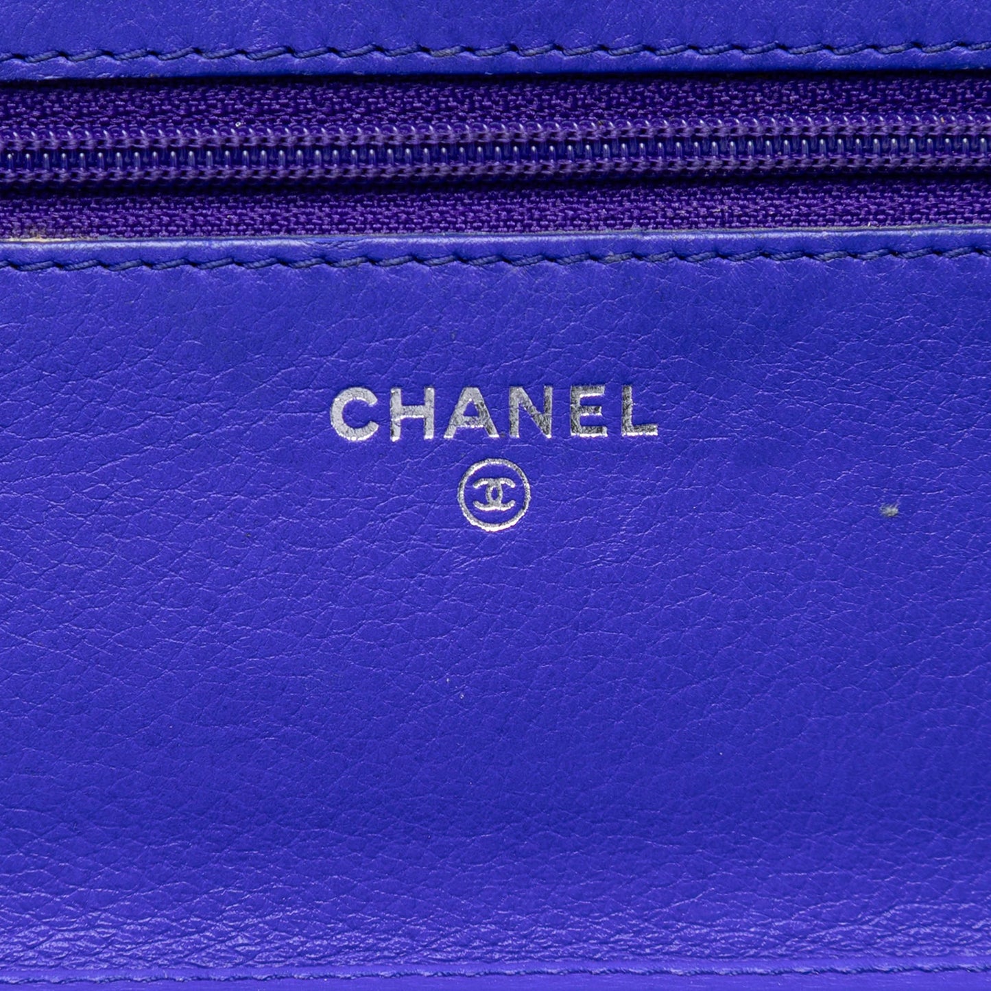 Chanel CC Quilted Calfskin Fancy Wallet On Chain