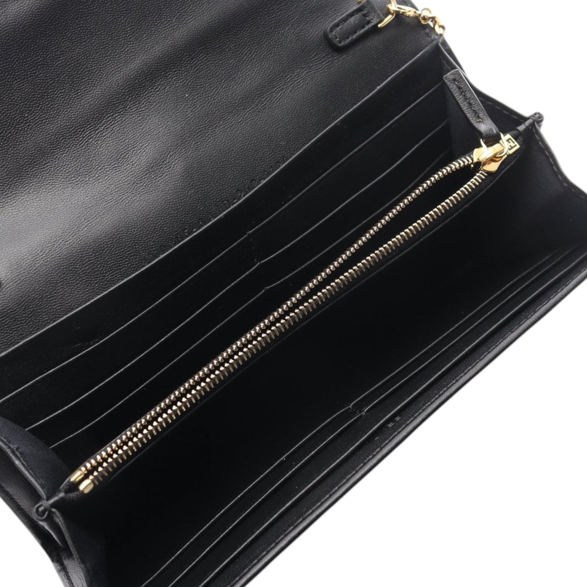 Fendi FF Embossed Wallet on Chain