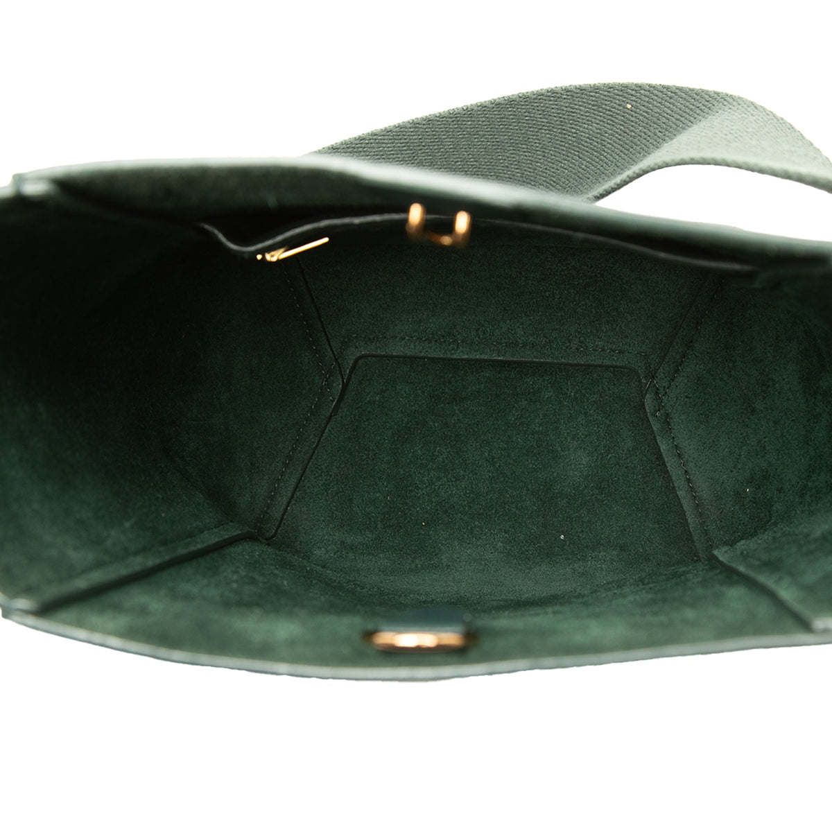 Celine Small Soft Grained Calfskin Seau Sangle Bucket Bag