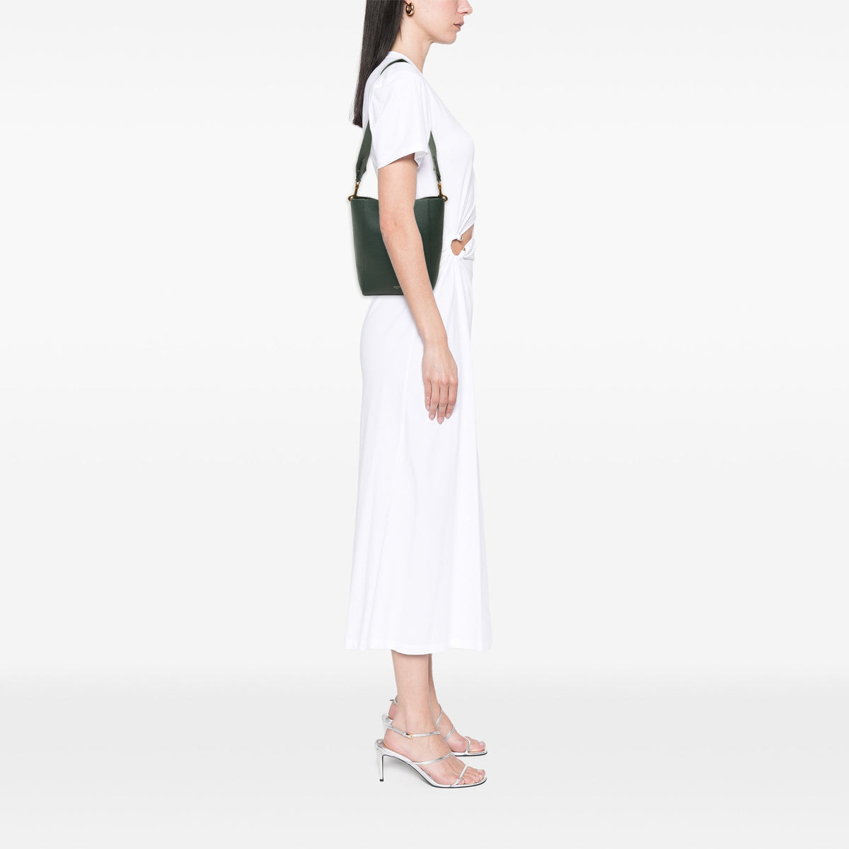 Celine Small Soft Grained Calfskin Seau Sangle Bucket Bag