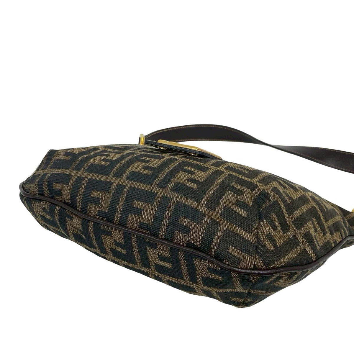 Fendi Zucca Canvas Shoulder Bag