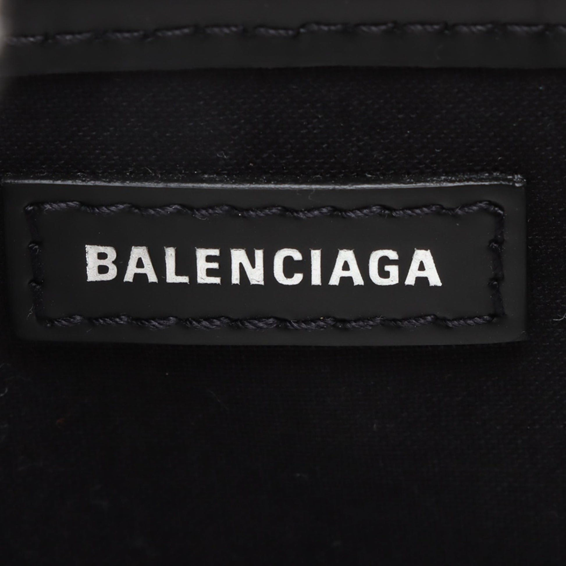 Balenciaga Canvas Navy Cabas XS