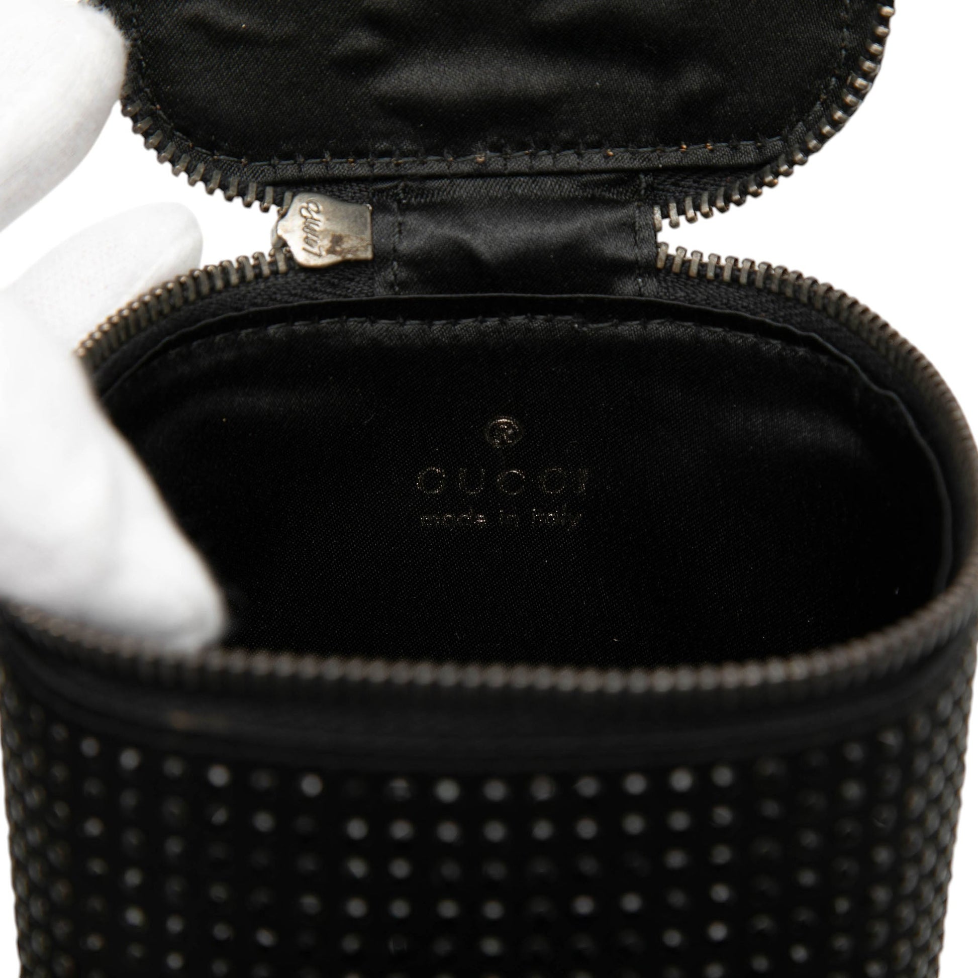 Gucci Studded Leather Vanity Bag