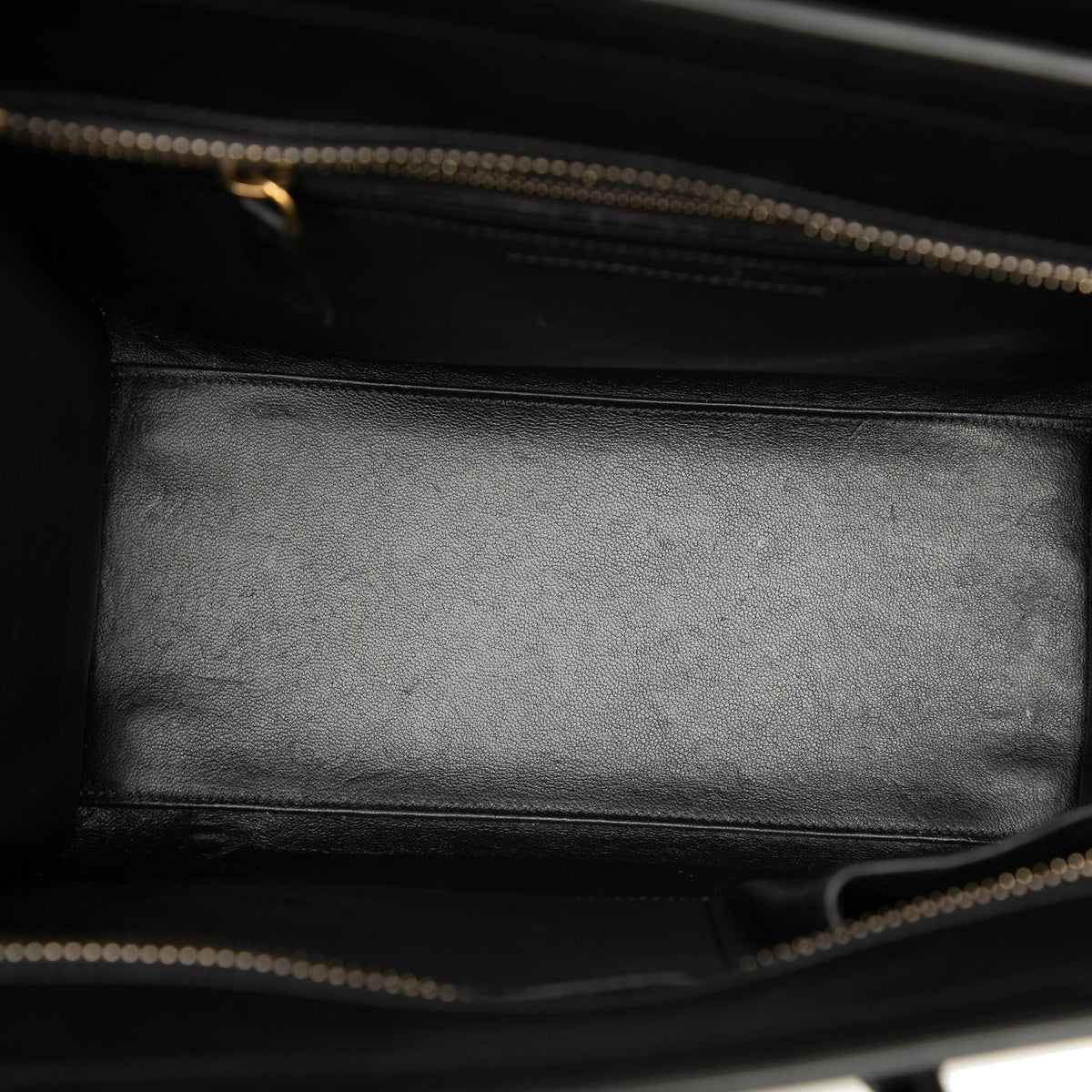 Celine Micro Tricolor Leather Luggage Tote