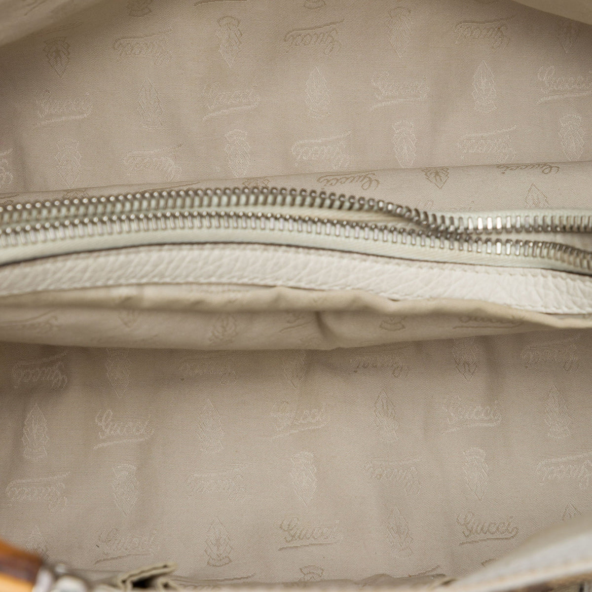 Gucci Medium GG Canvas Bamboo Libeccio Tote