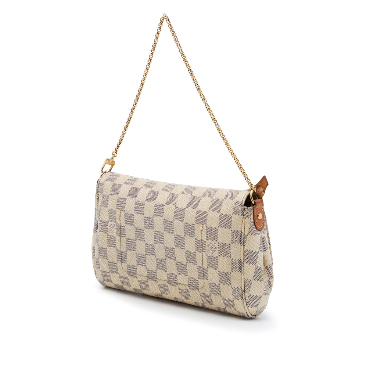 Louis Vuitton Damier Azur Favorite MM — White
