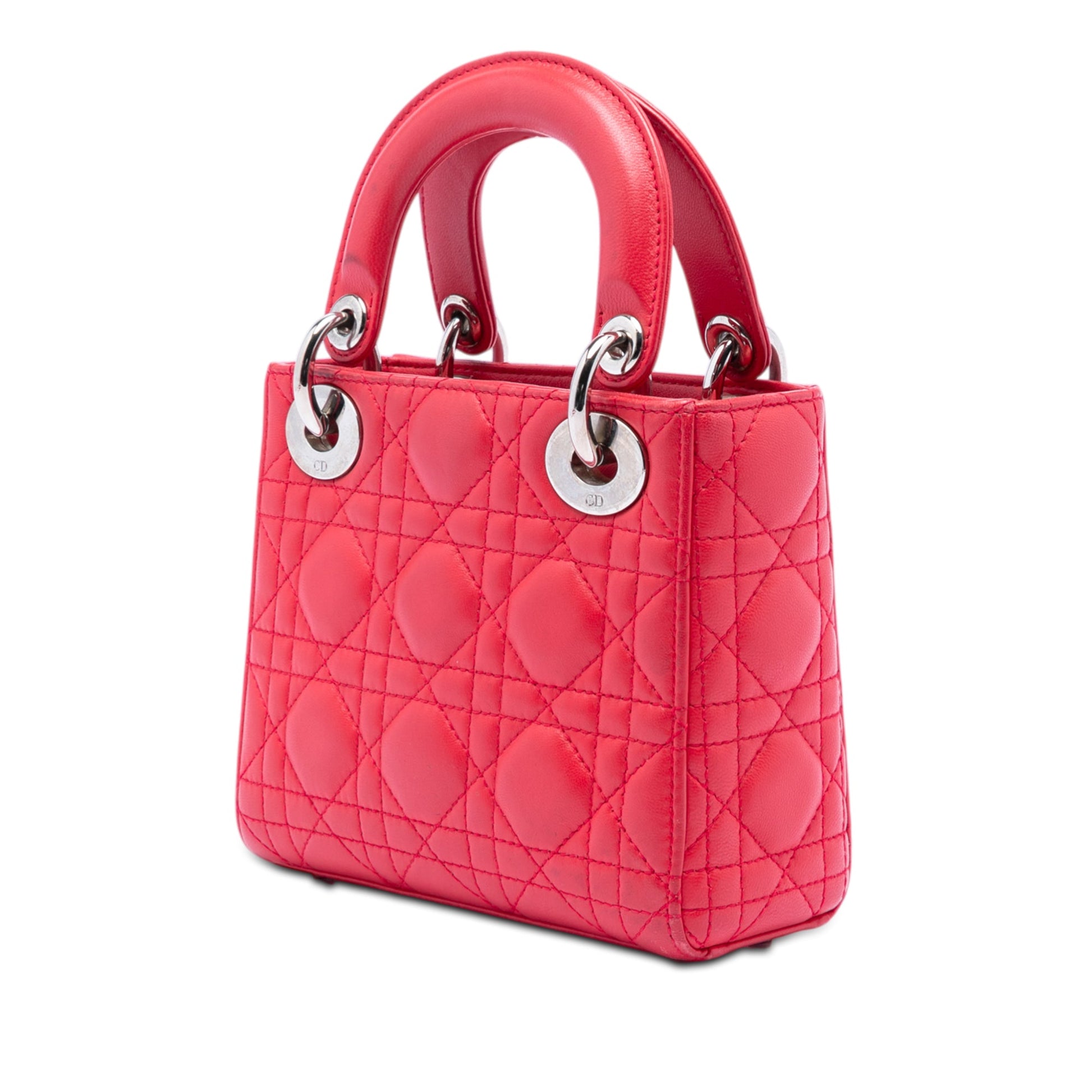 Dior Mini Lambskin Cannage Lady Dior