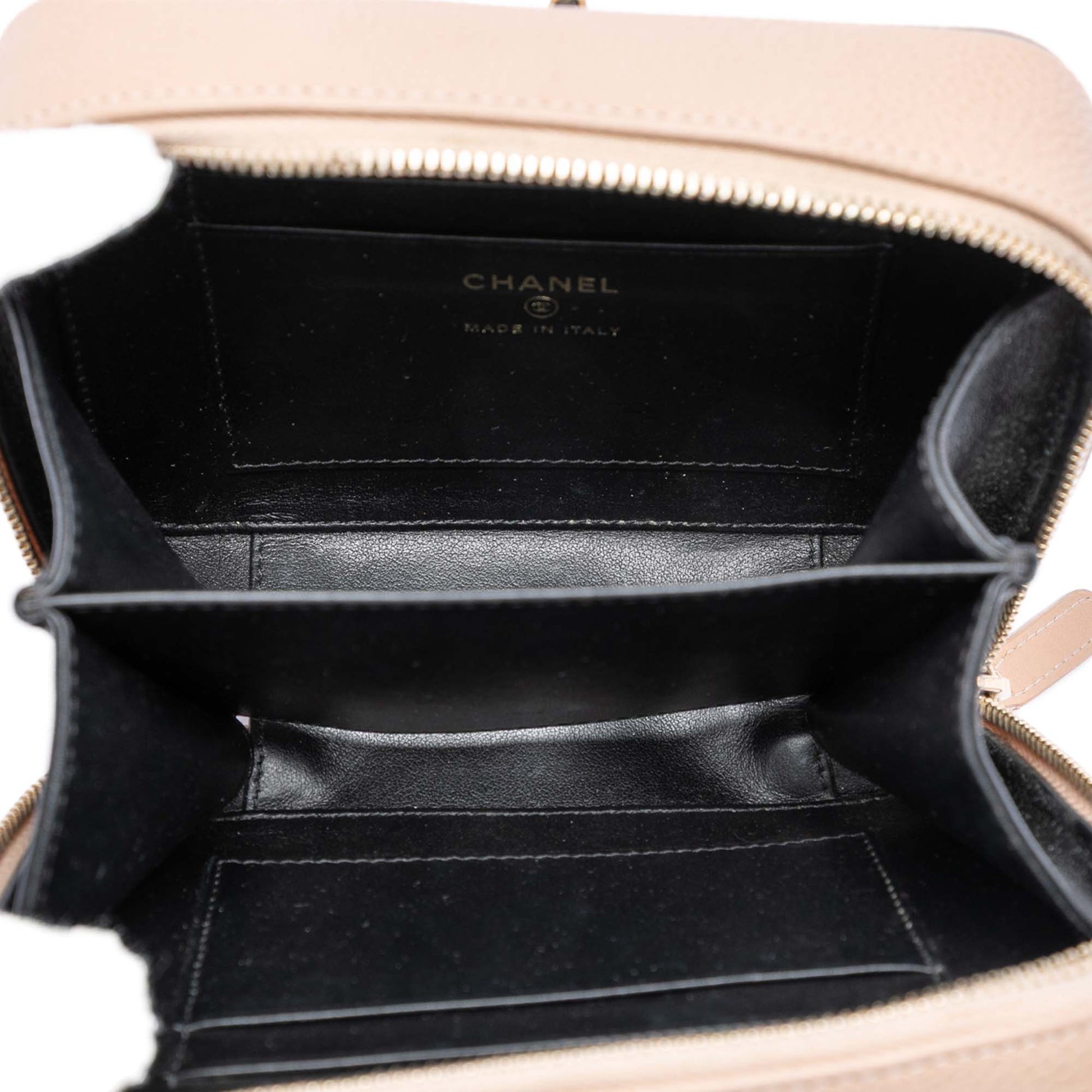 Chanel Mini Caviar CC Filigree Crossbody