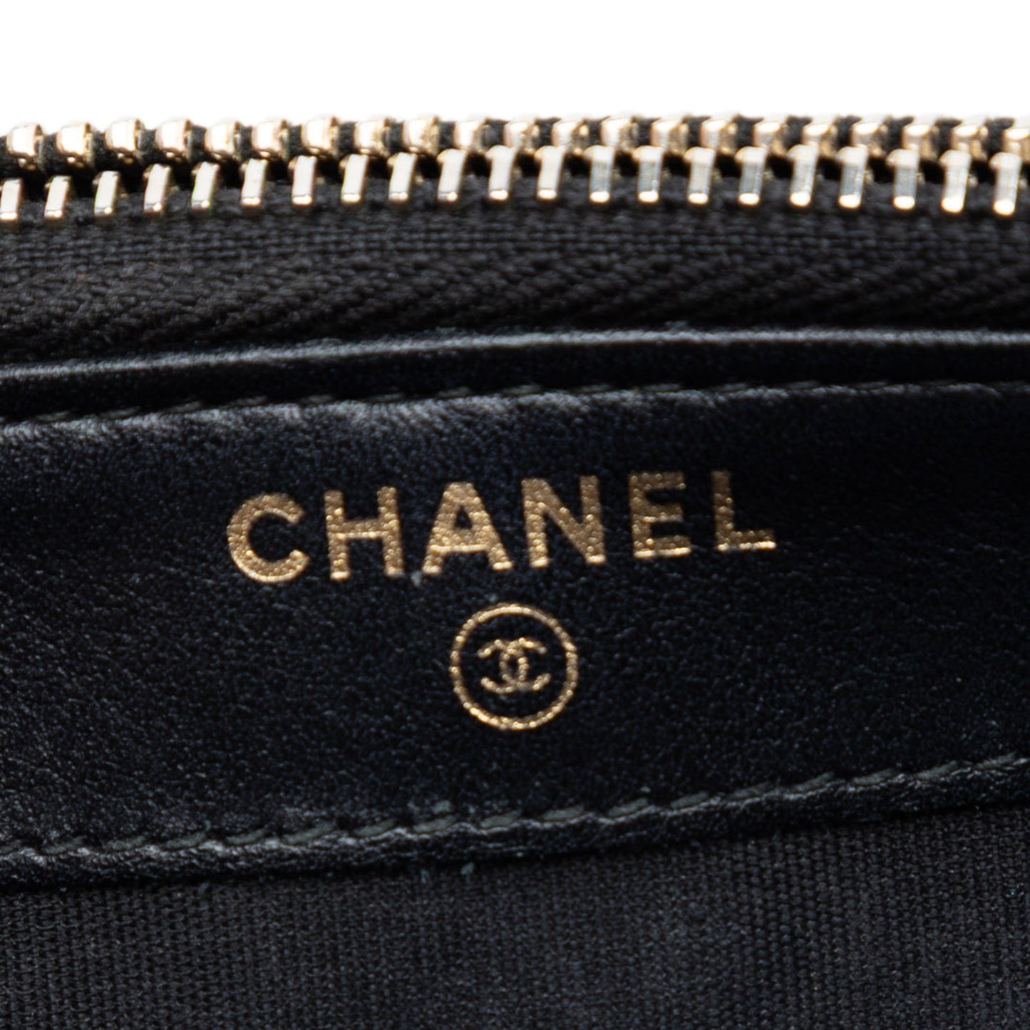 Chanel Caviar CC Filigree Clutch with Chain
