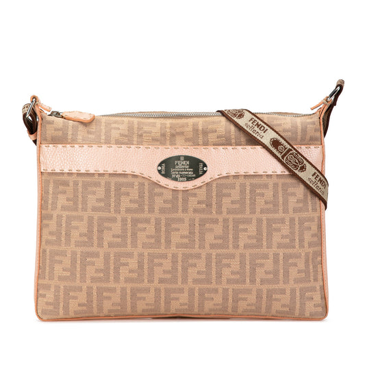 Fendi Selleria Zucca Canvas Crossbody
