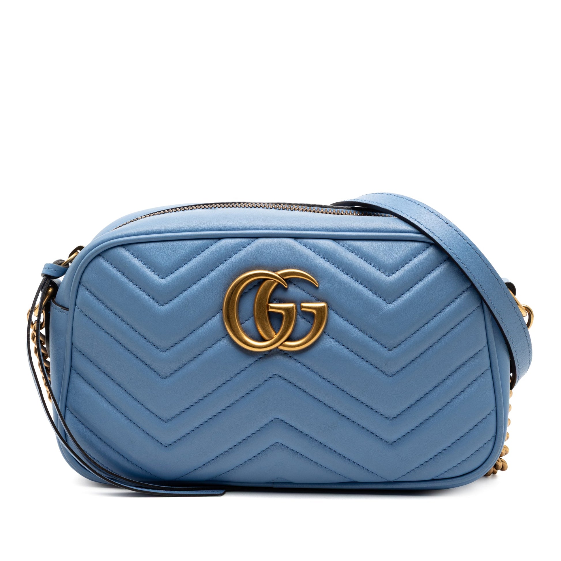 Gucci Small GG Marmont Matelasse Leather Crossbody