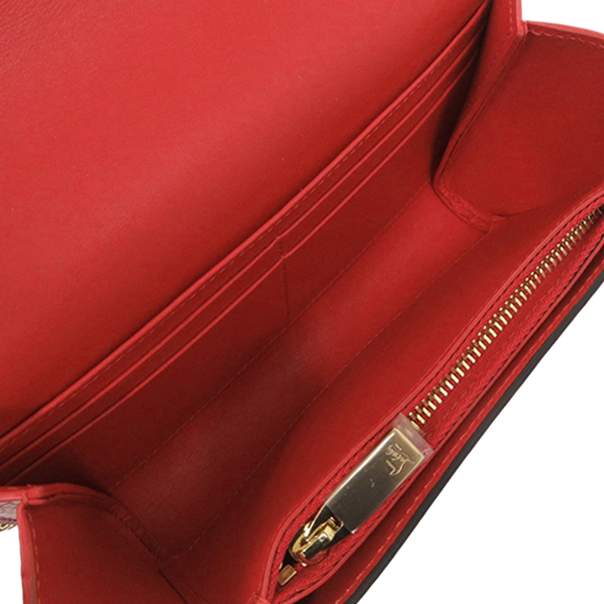 Christian Louboutin Grained Calfskin By My Side Wallet on Chain