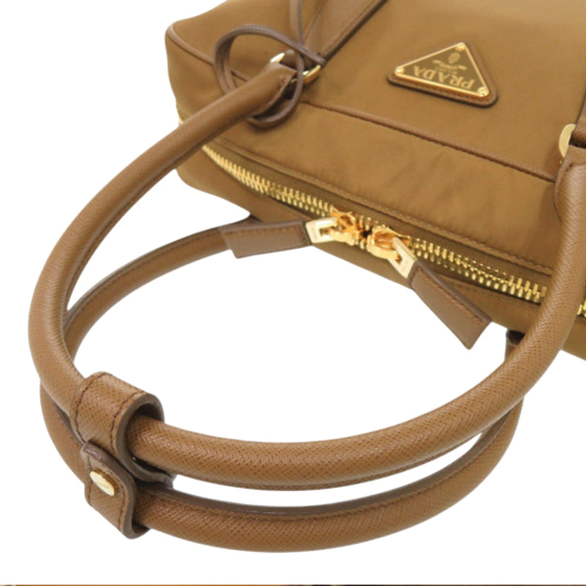 Prada Medium Saffiano Trimmed Re Nylon Re Edition 1978 Satchel